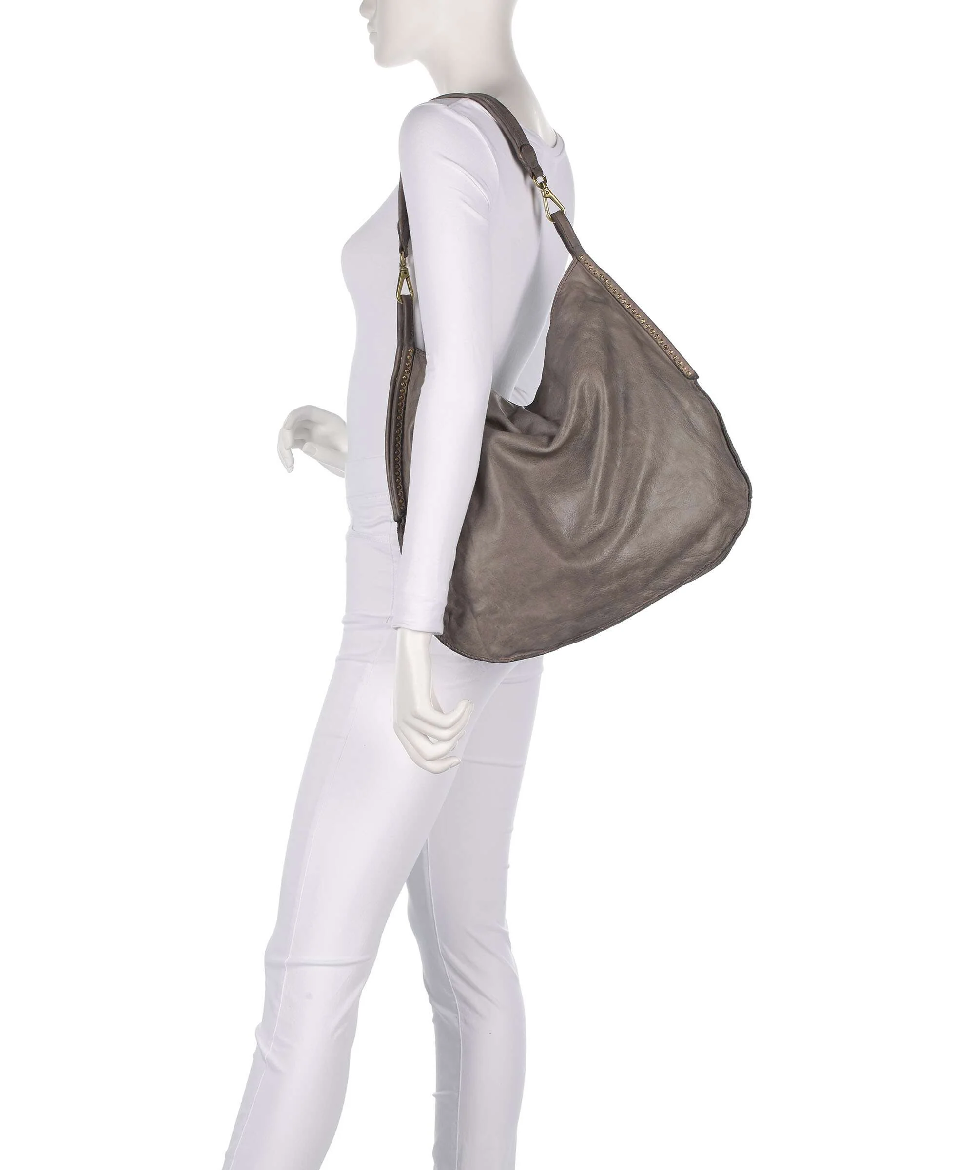 Campomaggi Hobo bag cemento - Image 3