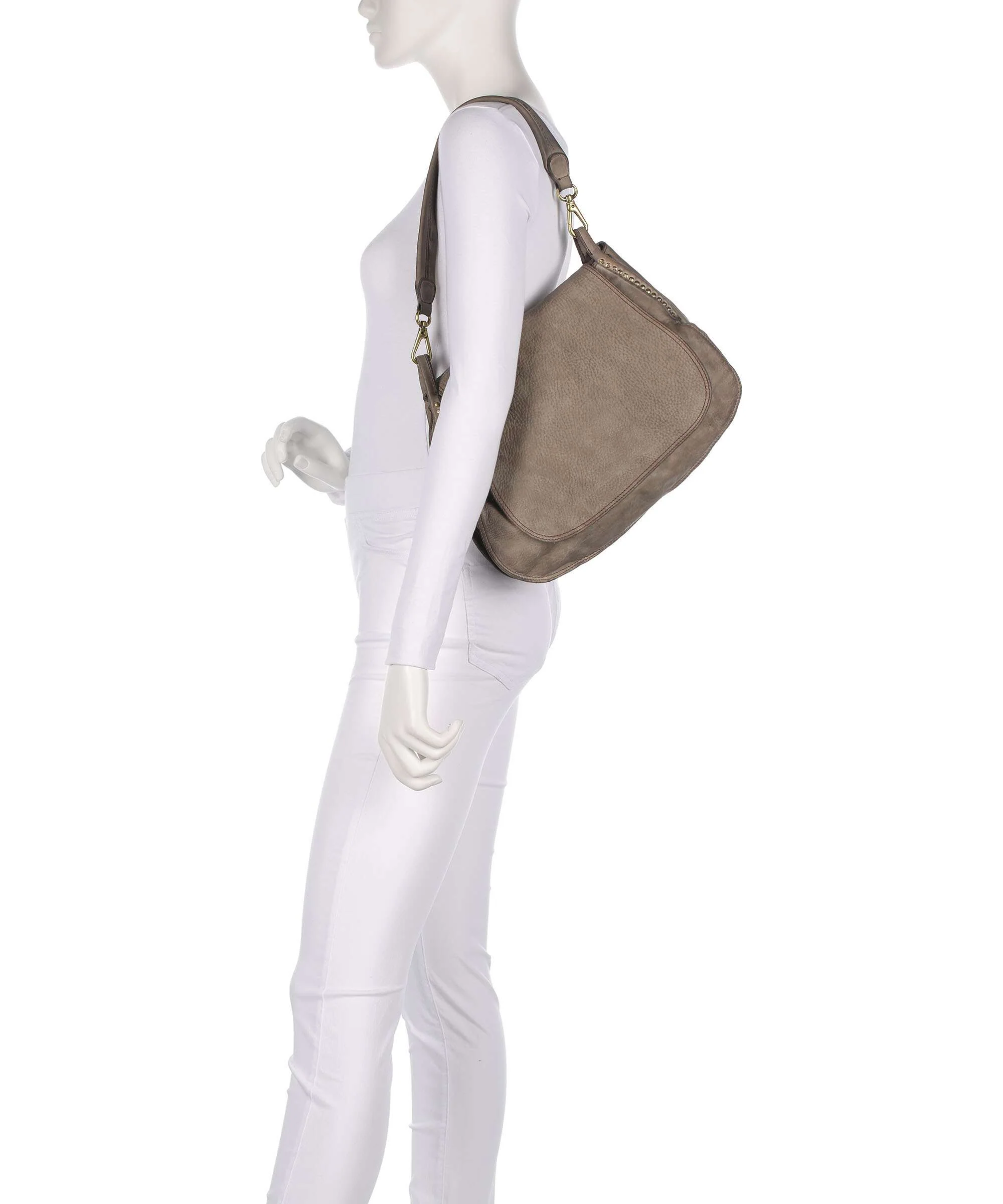 Campomaggi Hobo bag cemento - Image 3