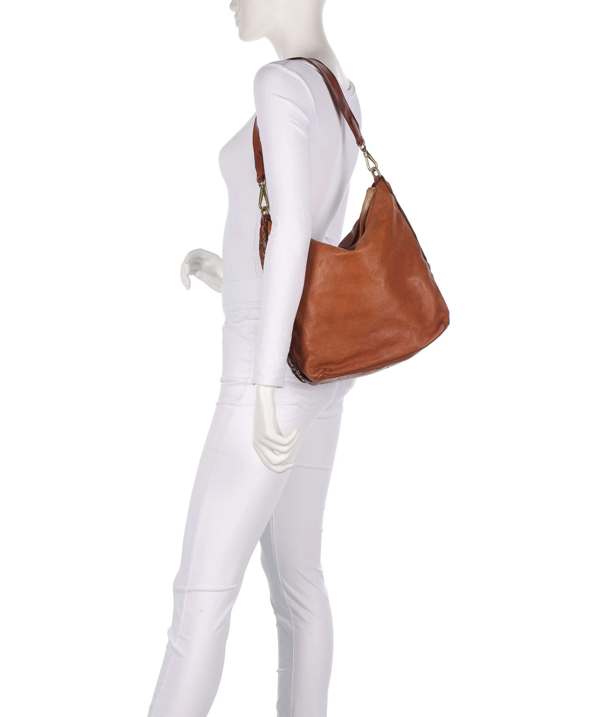 Campomaggi Hobo bag cognac - Image 3