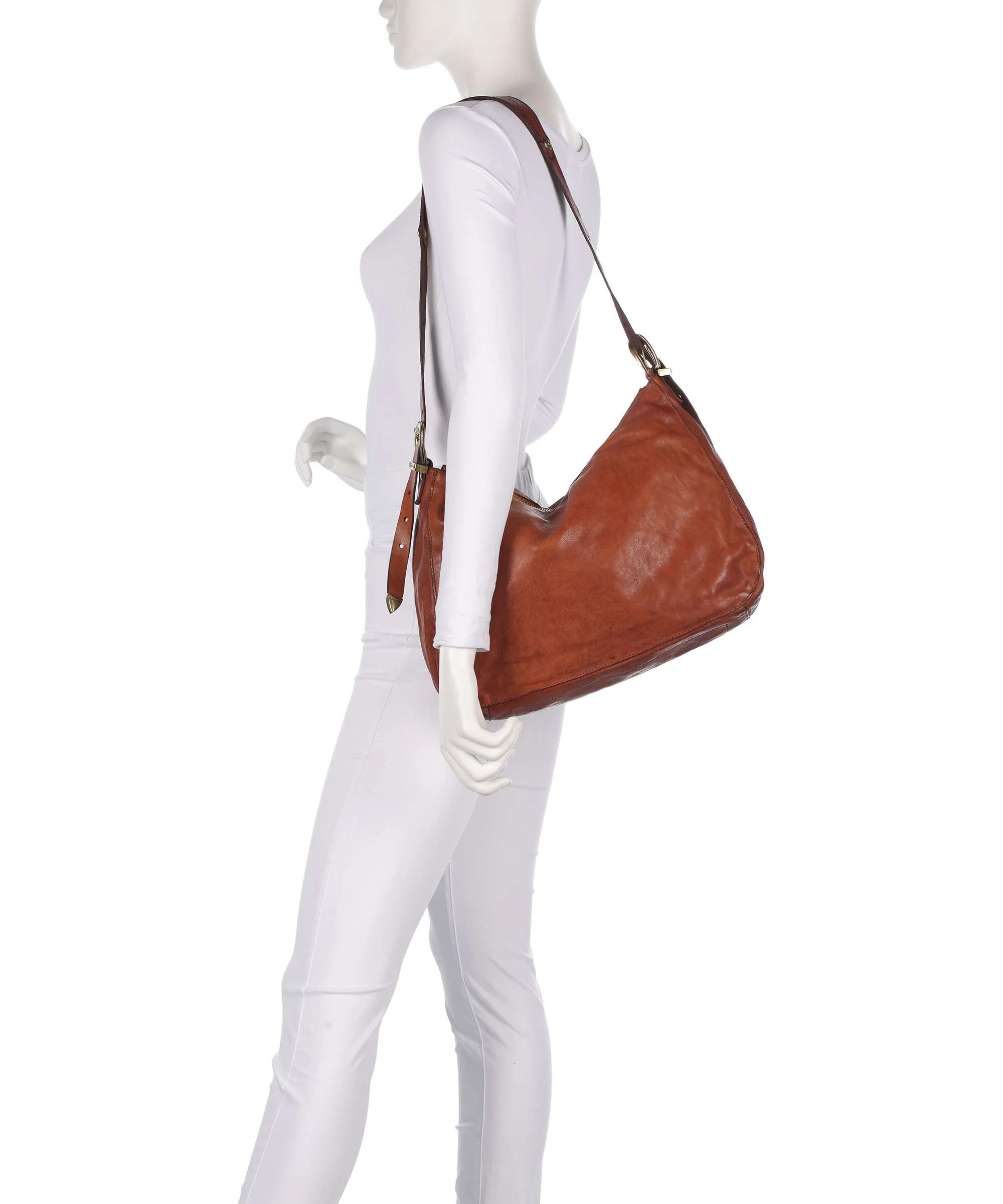 Campomaggi Hobo bag cognac - Image 3
