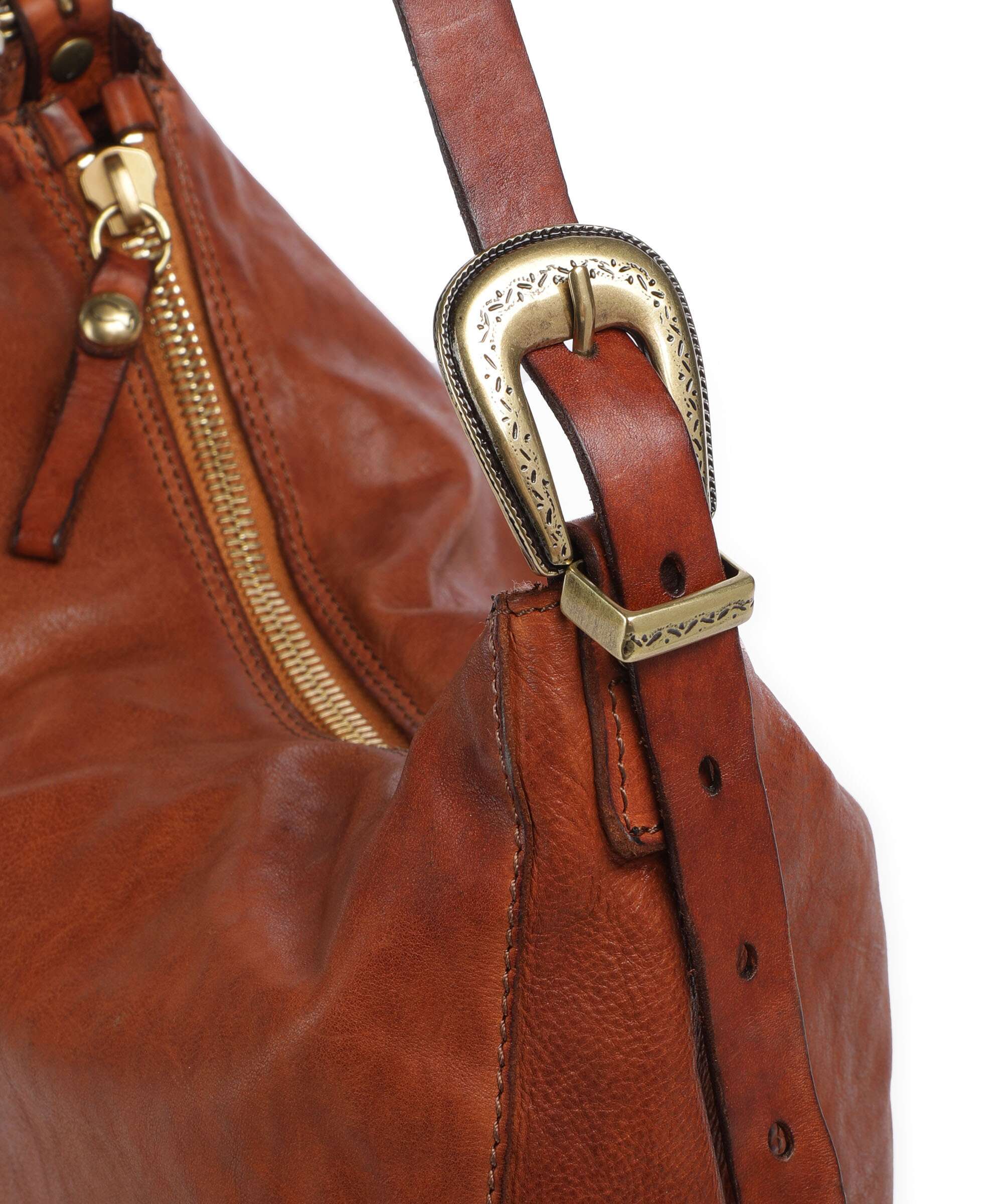 Campomaggi Hobo bag cognac - Image 4