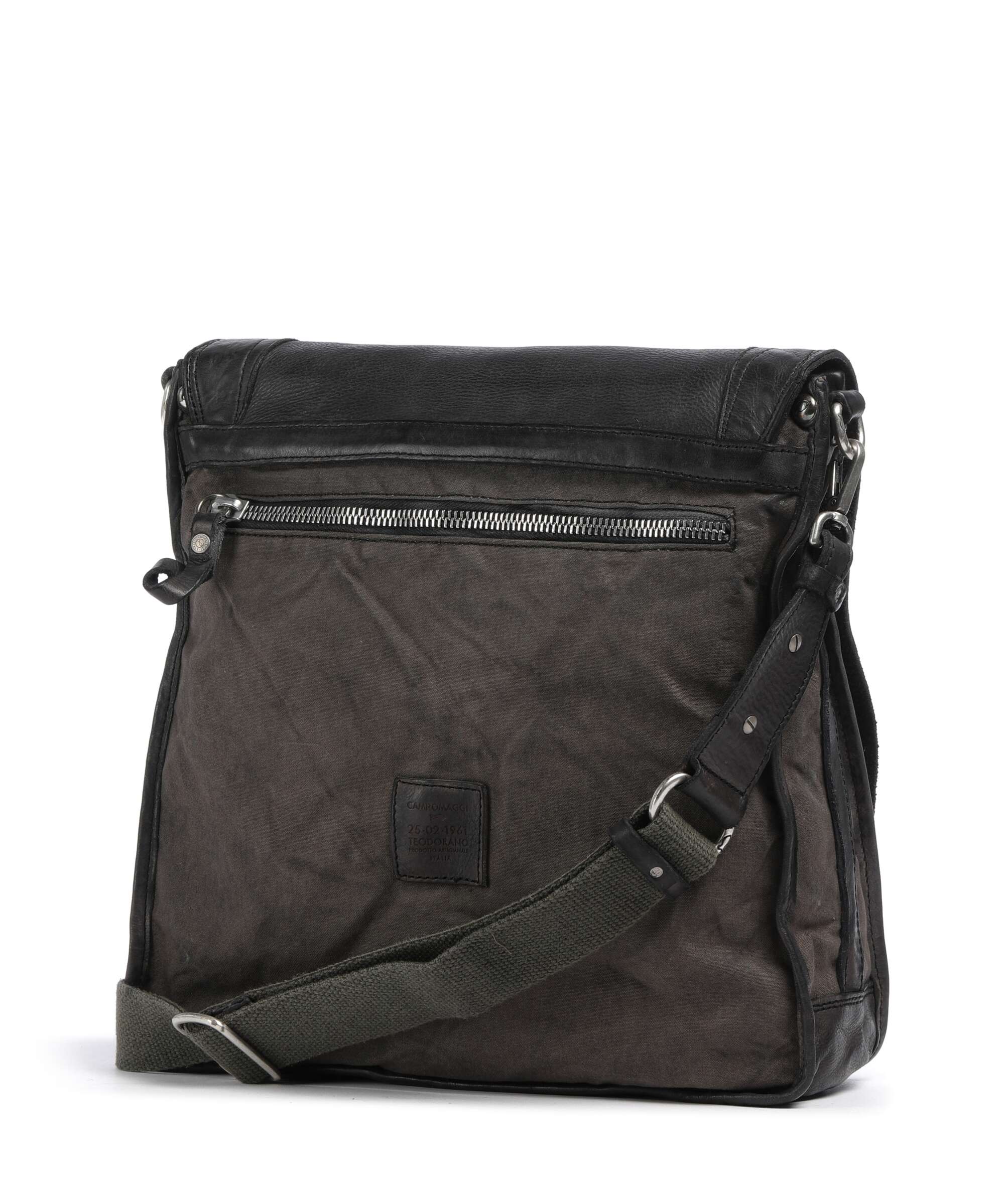 Campomaggi Messenger bag verde militare/grigio - Image 2