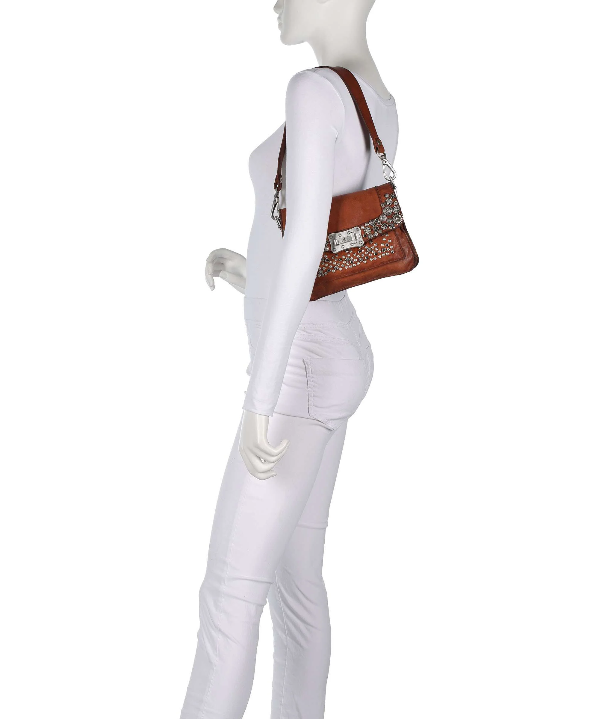 Campomaggi Shoulder bag cognac - Image 3