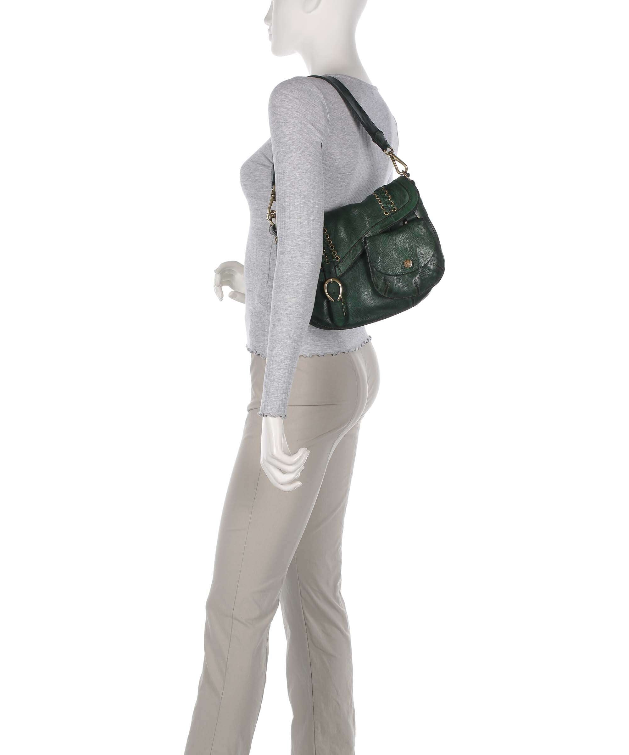 Campomaggi Shoulder bag green bottle - Image 3