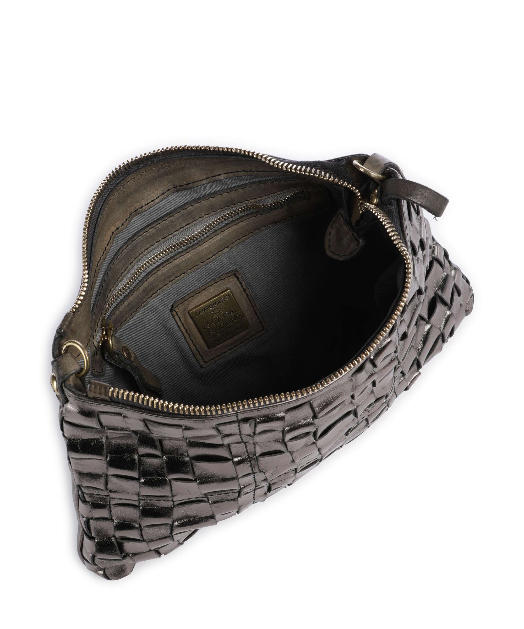 Campomaggi Shoulder bag lead grey - Image 6