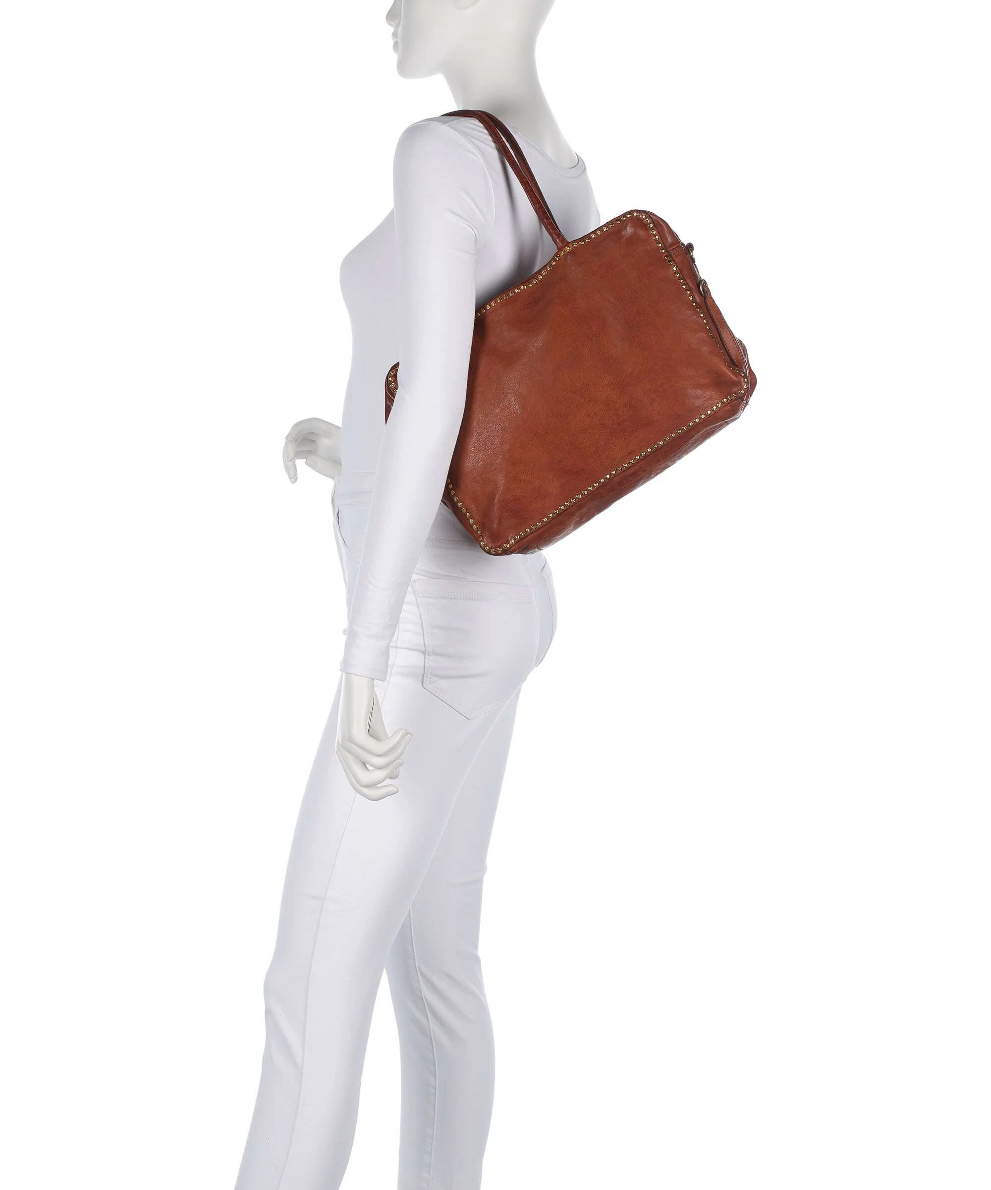 Campomaggi Shoulder bag cognac - Image 3