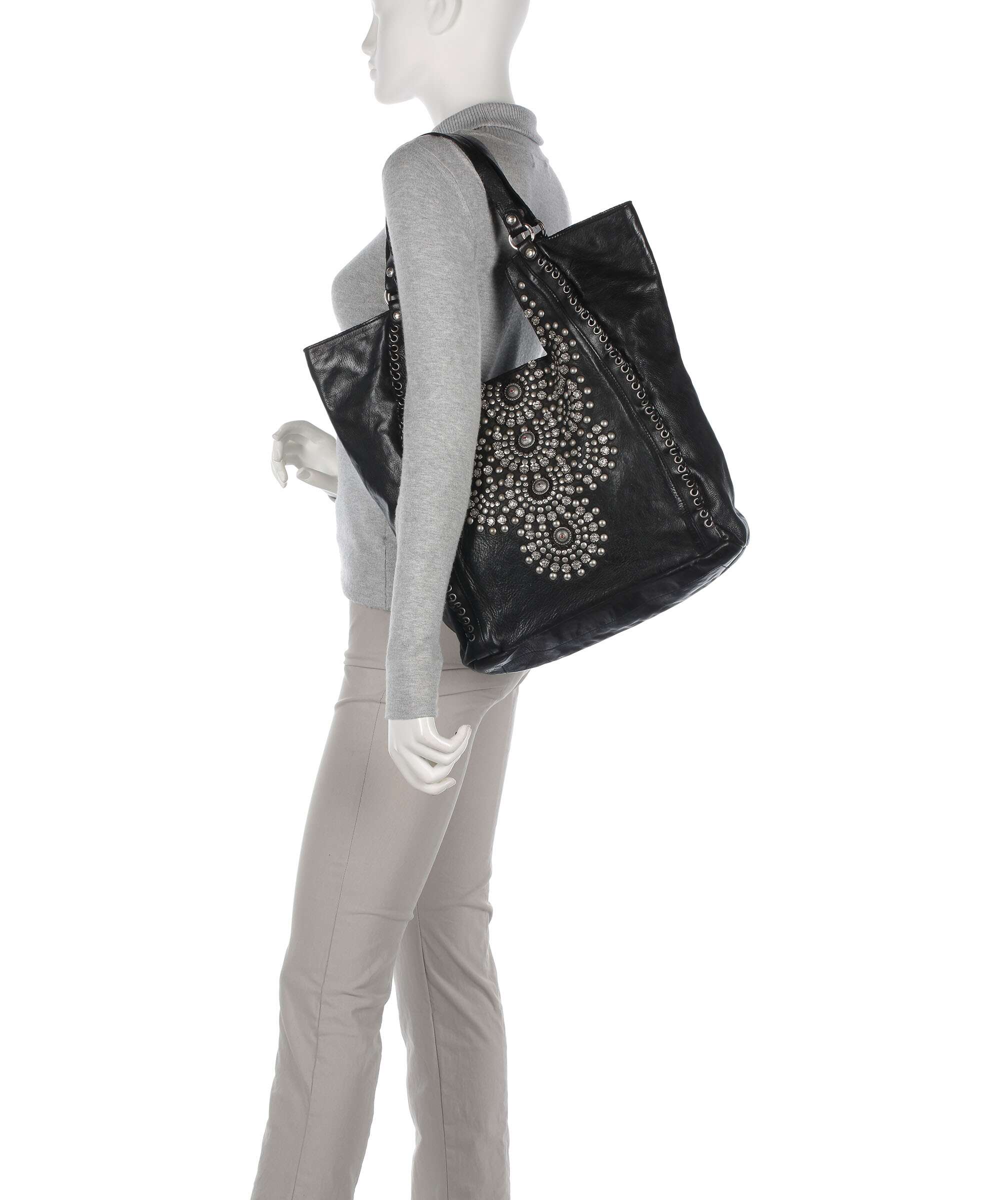 Campomaggi Tote bag nero - Image 3