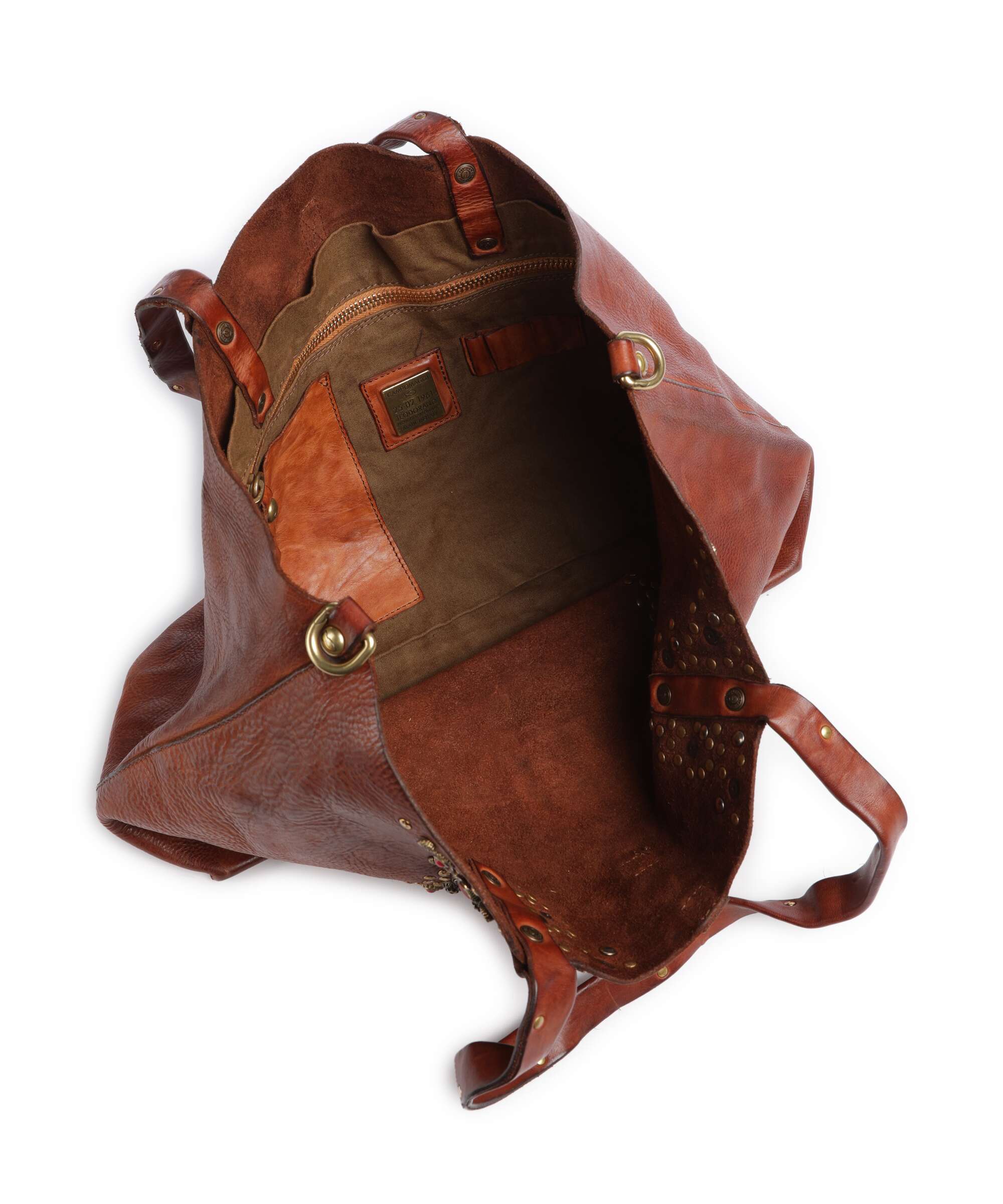 Campomaggi Tote bag cognac - Image 6