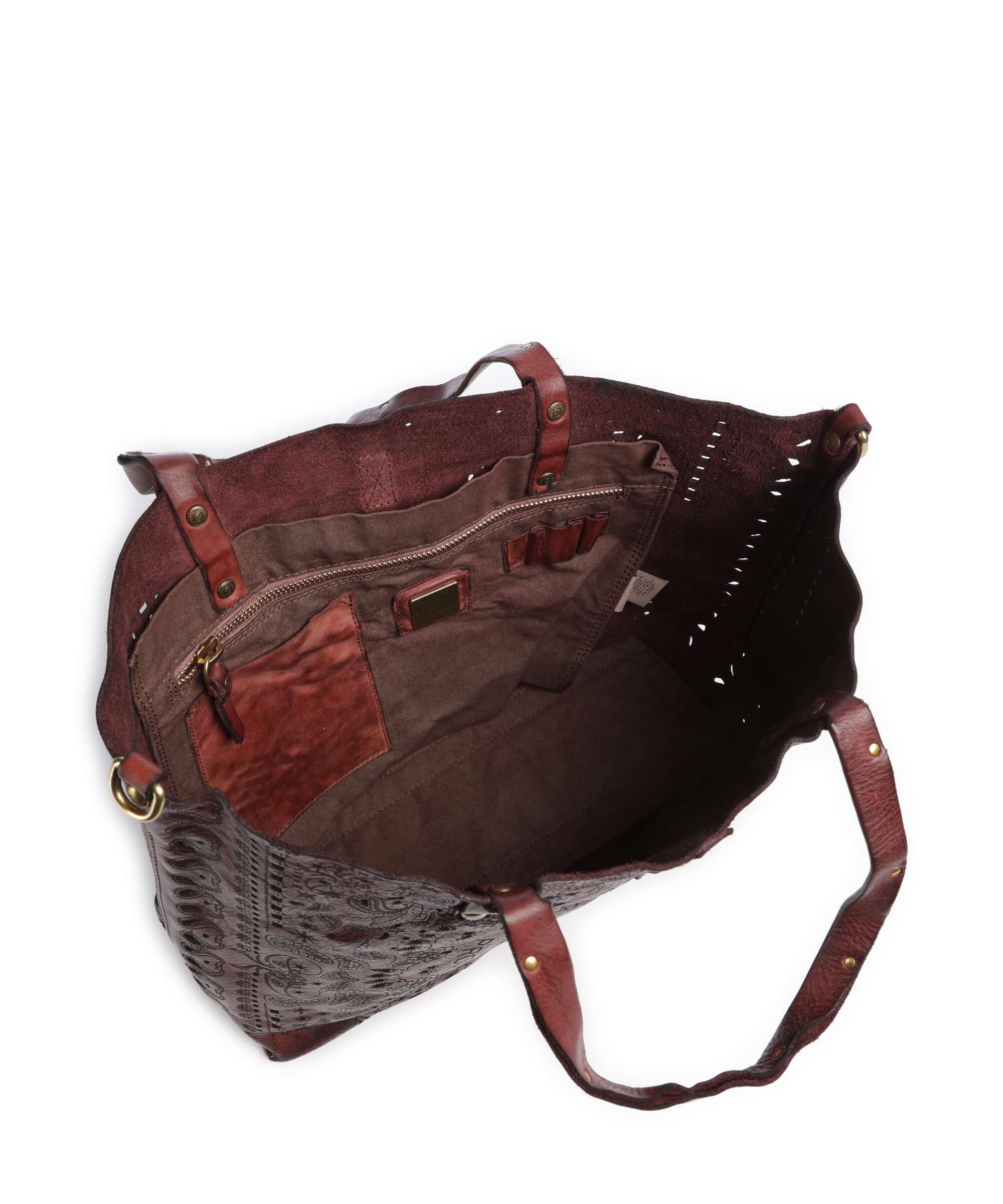 Campomaggi Tote bag borgogna - Image 6