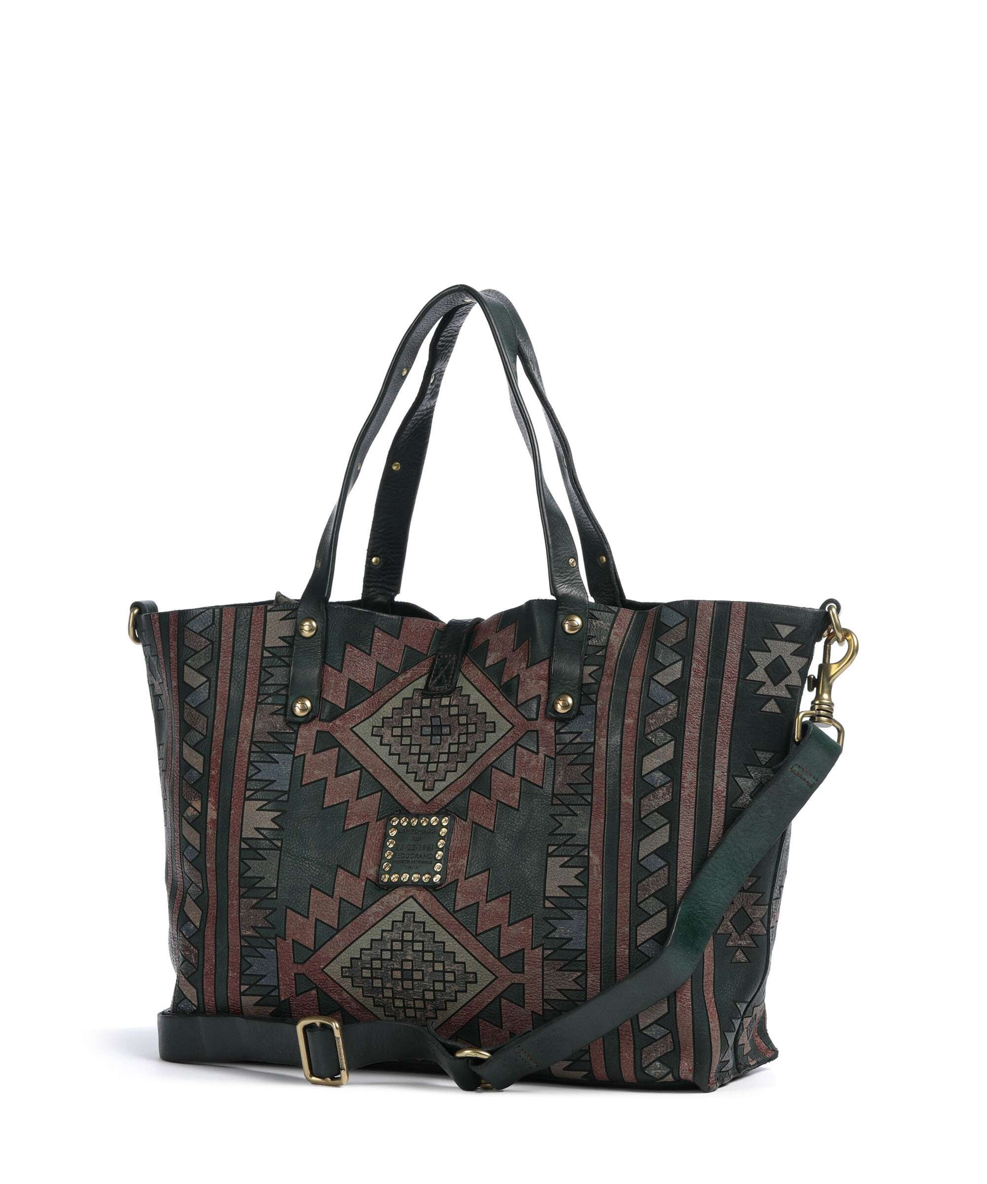 Campomaggi Tote bag green bottle - Image 2