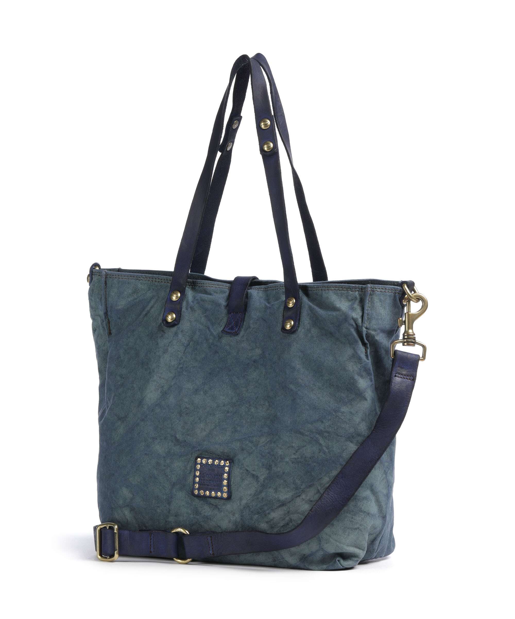 Campomaggi Tote bag beige/iris ghiaccio - Image 2