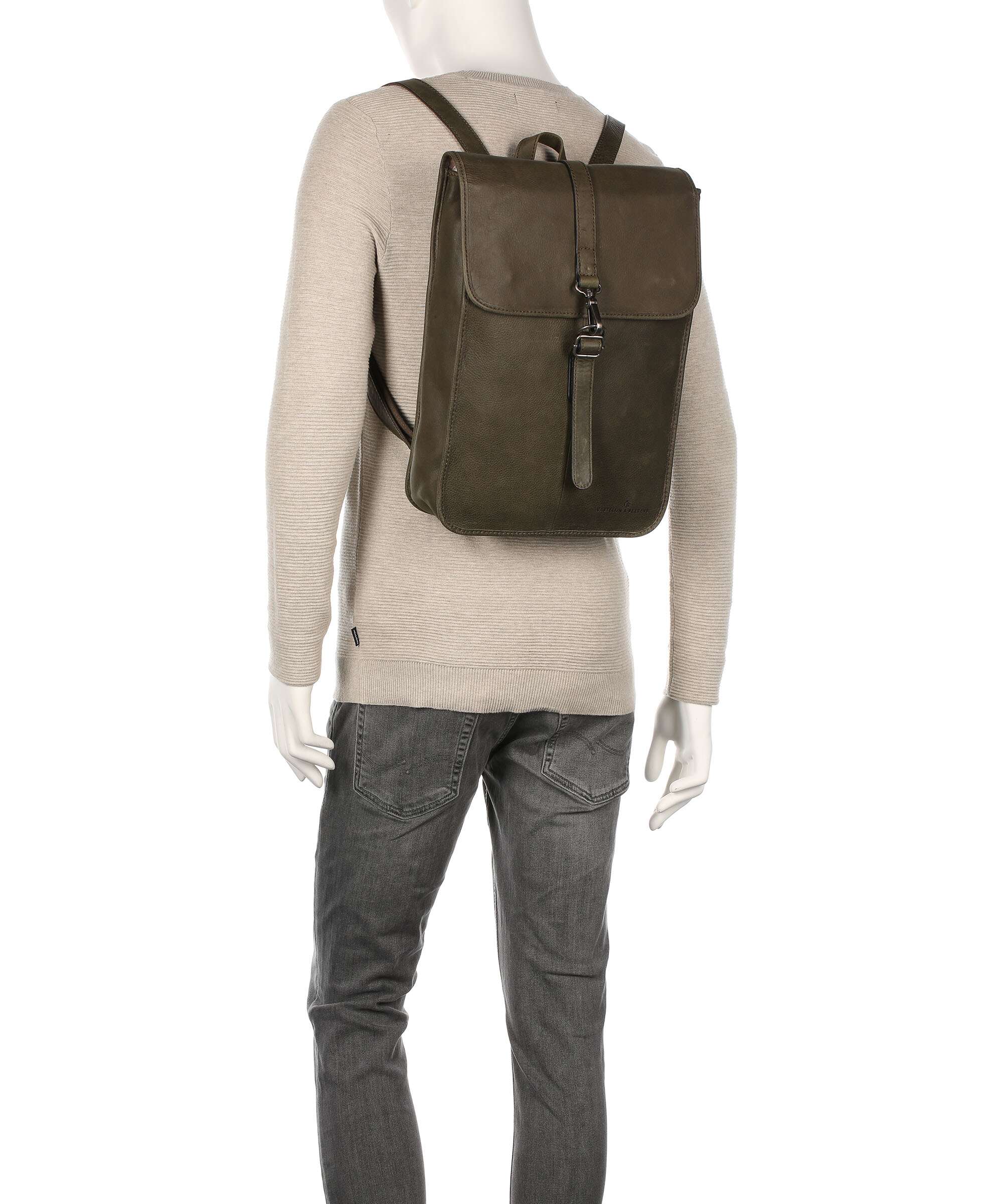 Castelijn & Beerens Carisma Backpack dark military - Image 3