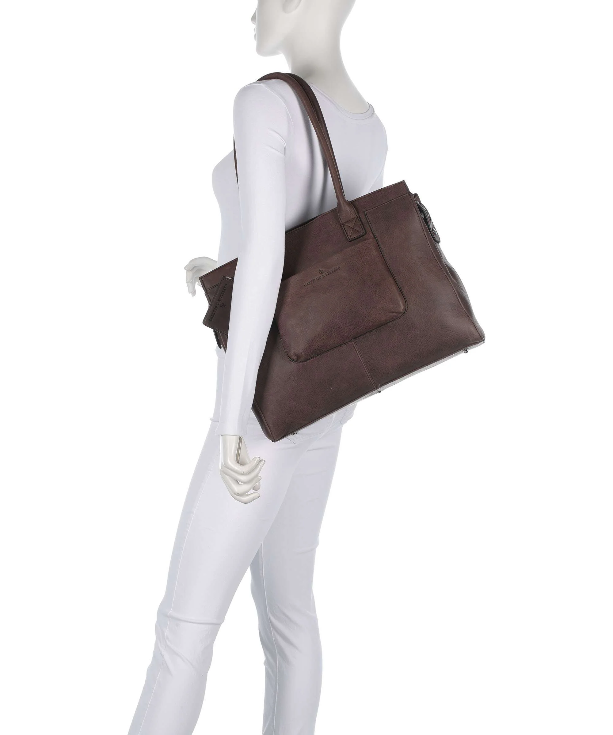 Castelijn & Beerens Carisma Briefcase mocca - Image 3