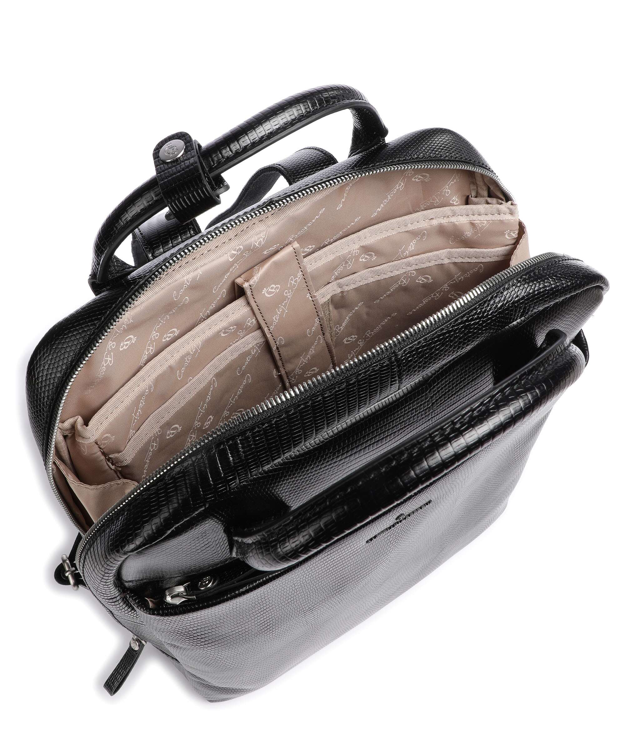 Castelijn & Beerens Donna Laptop backpack black - Image 5
