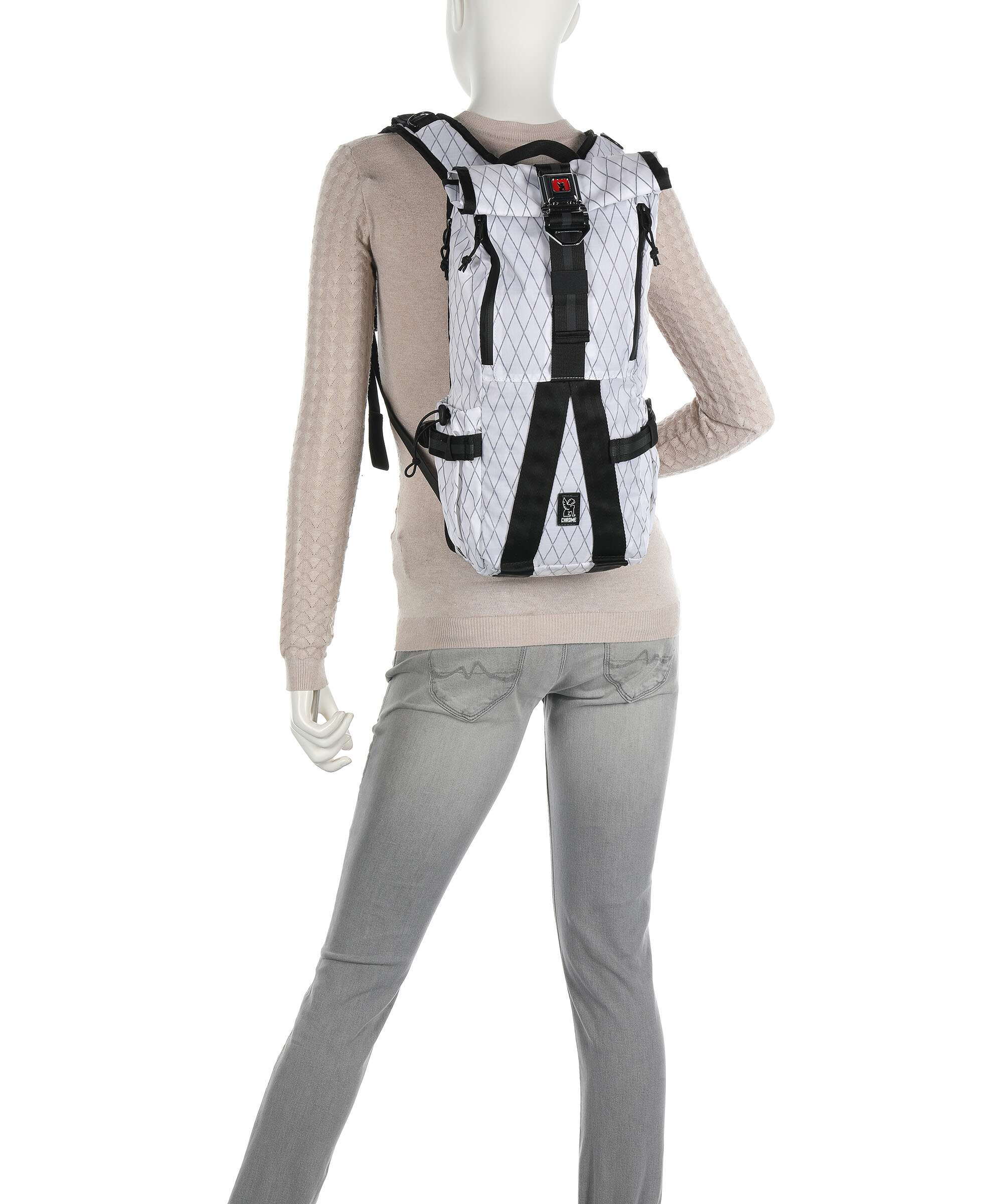 Chrome Tensile Trail Hydro Rolltop backpack white - Image 3