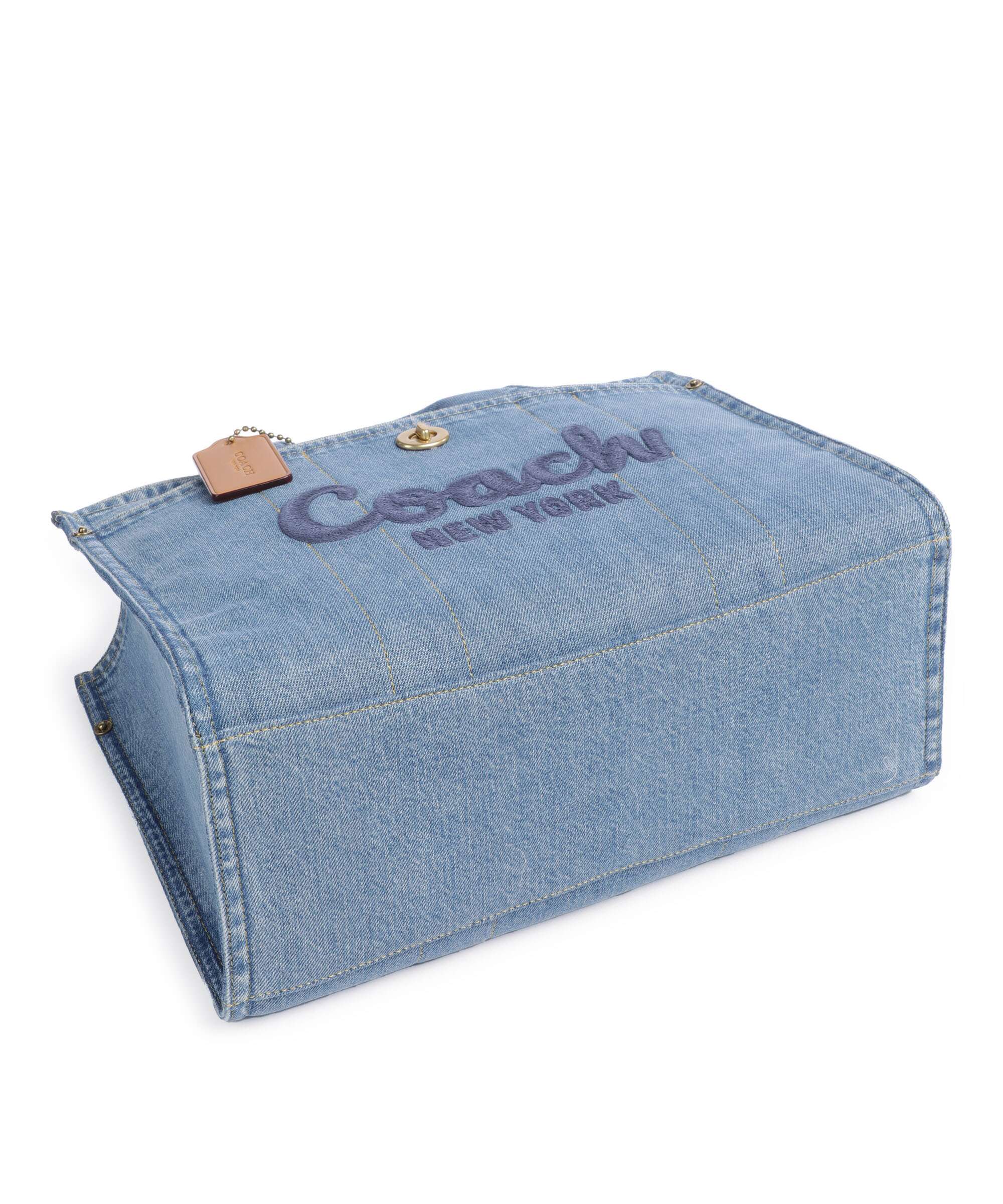 Coach Cargo Denim Handbag indigo - Image 5