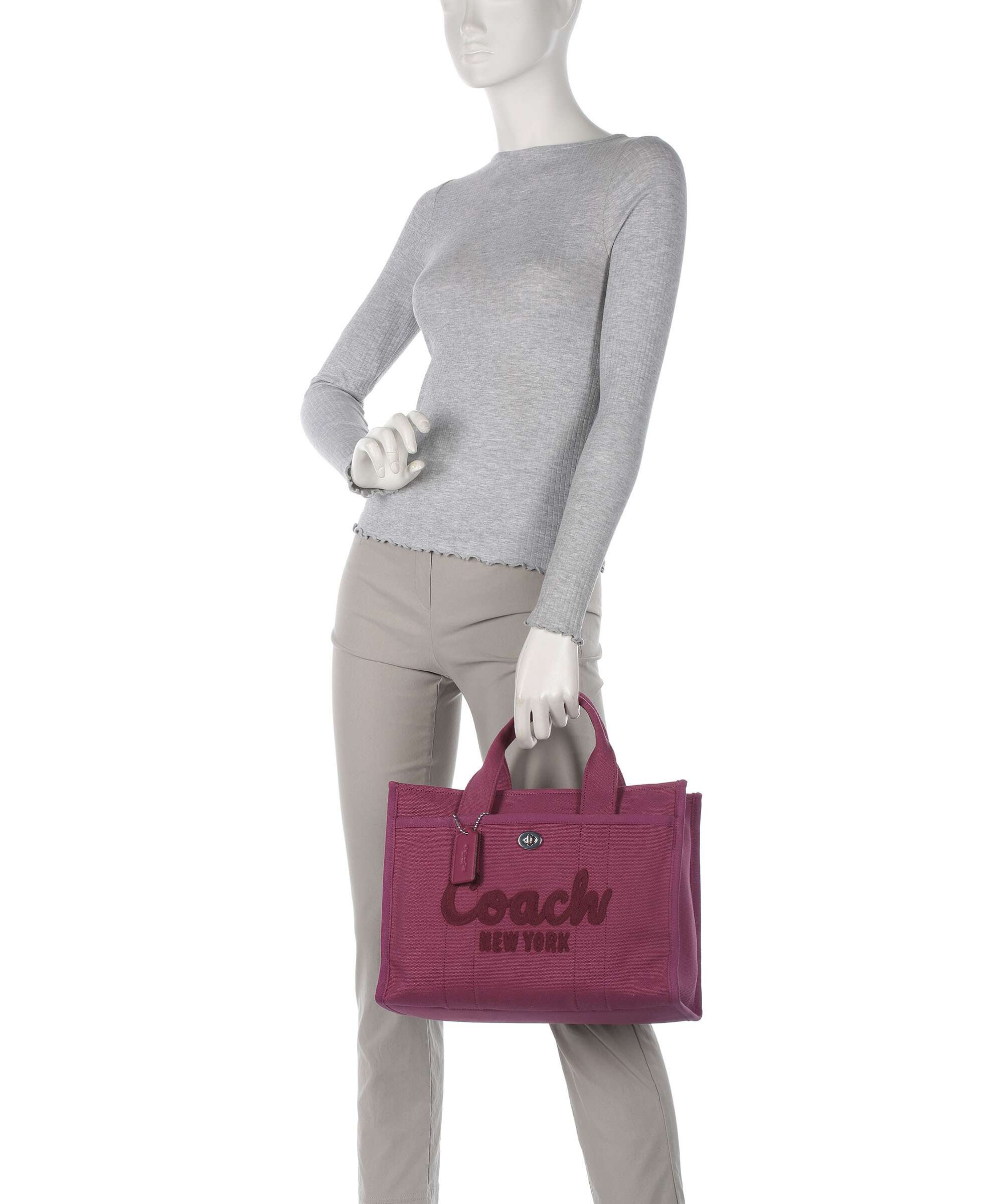 Coach Cargo Handbag pink - Image 3