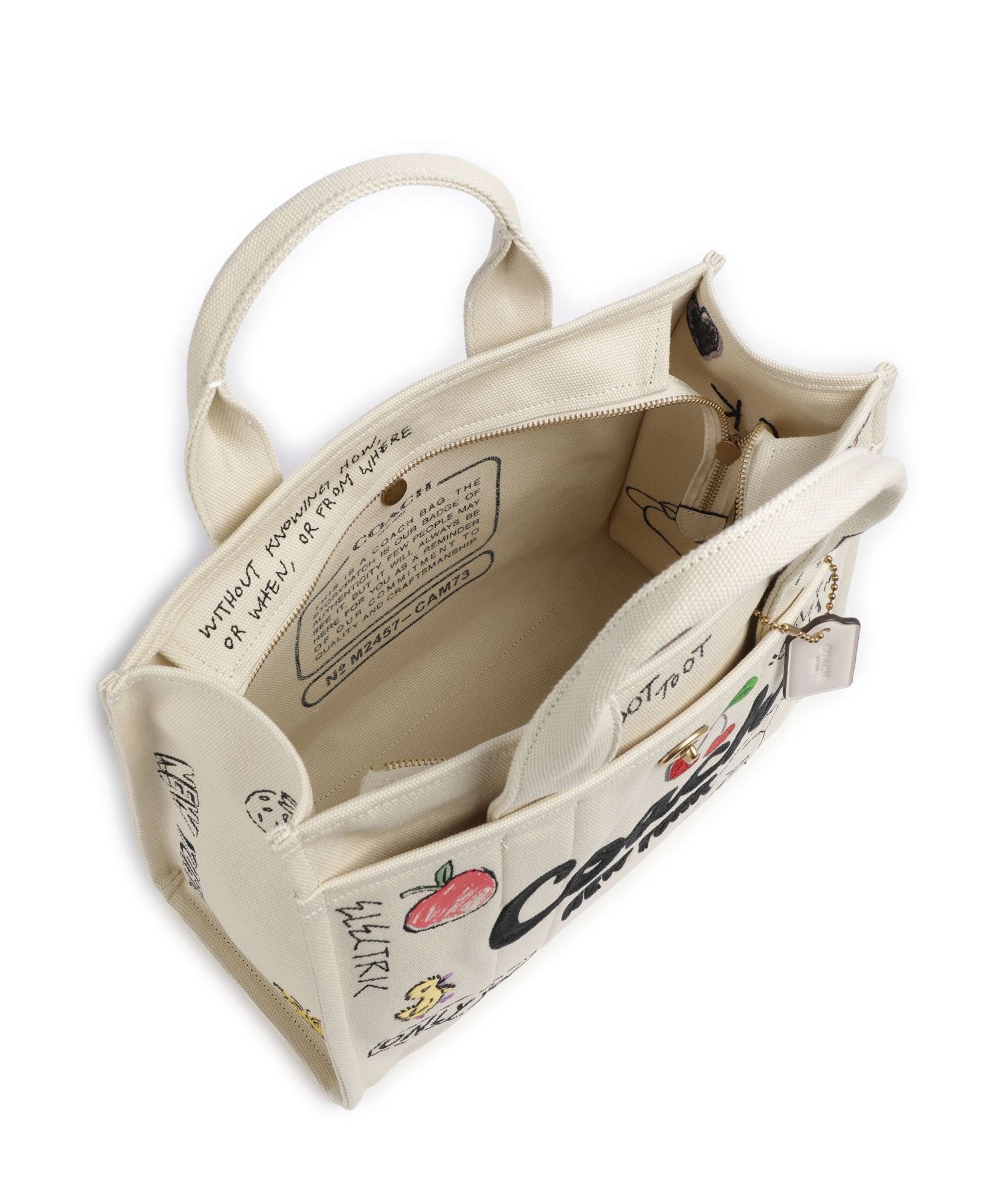Coach Cargo Sketch Print Handbag natural/multicolour - Image 6