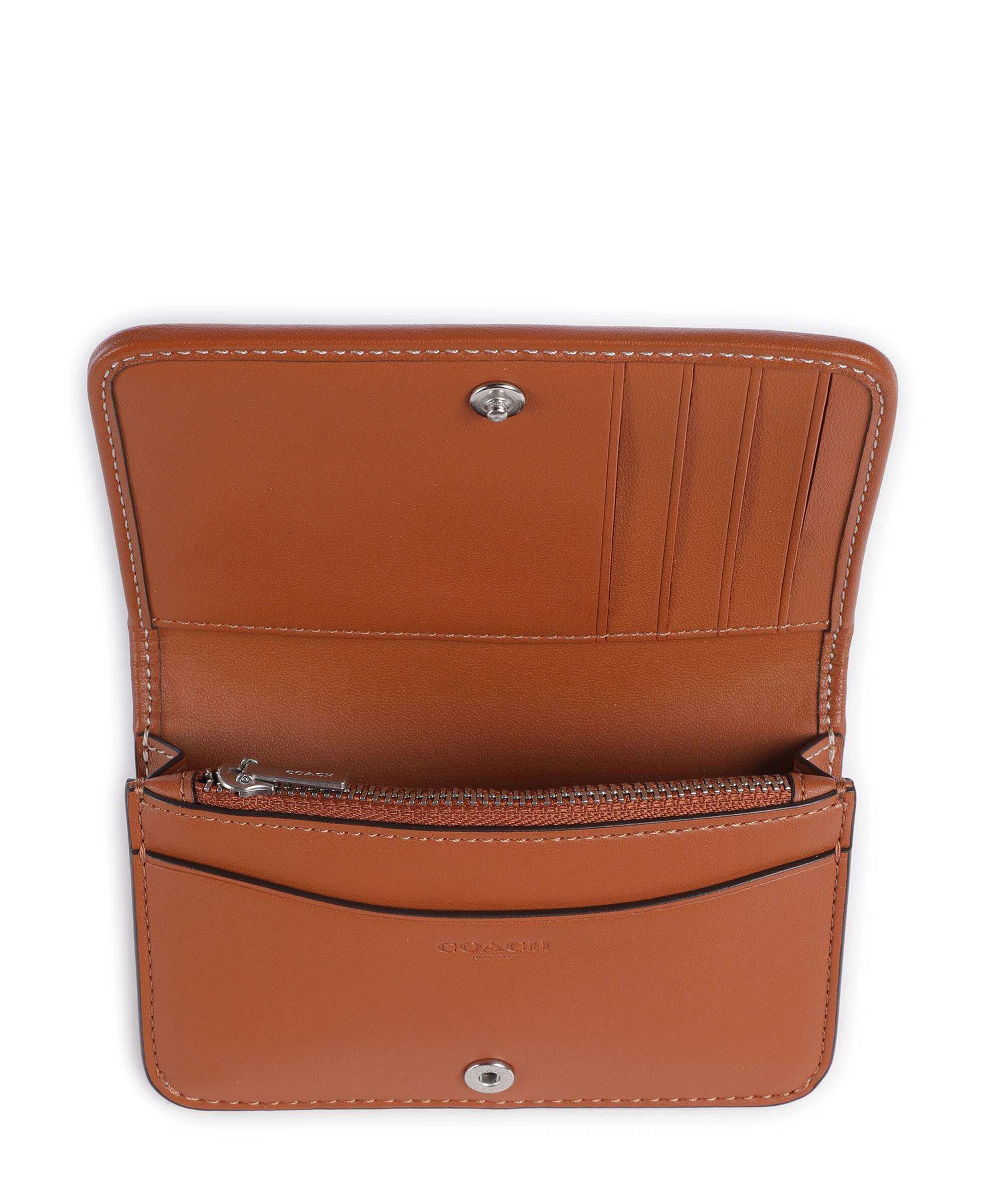 Coach Essential Crystal Signature Jacquard Wallet burnished amber - Image 2