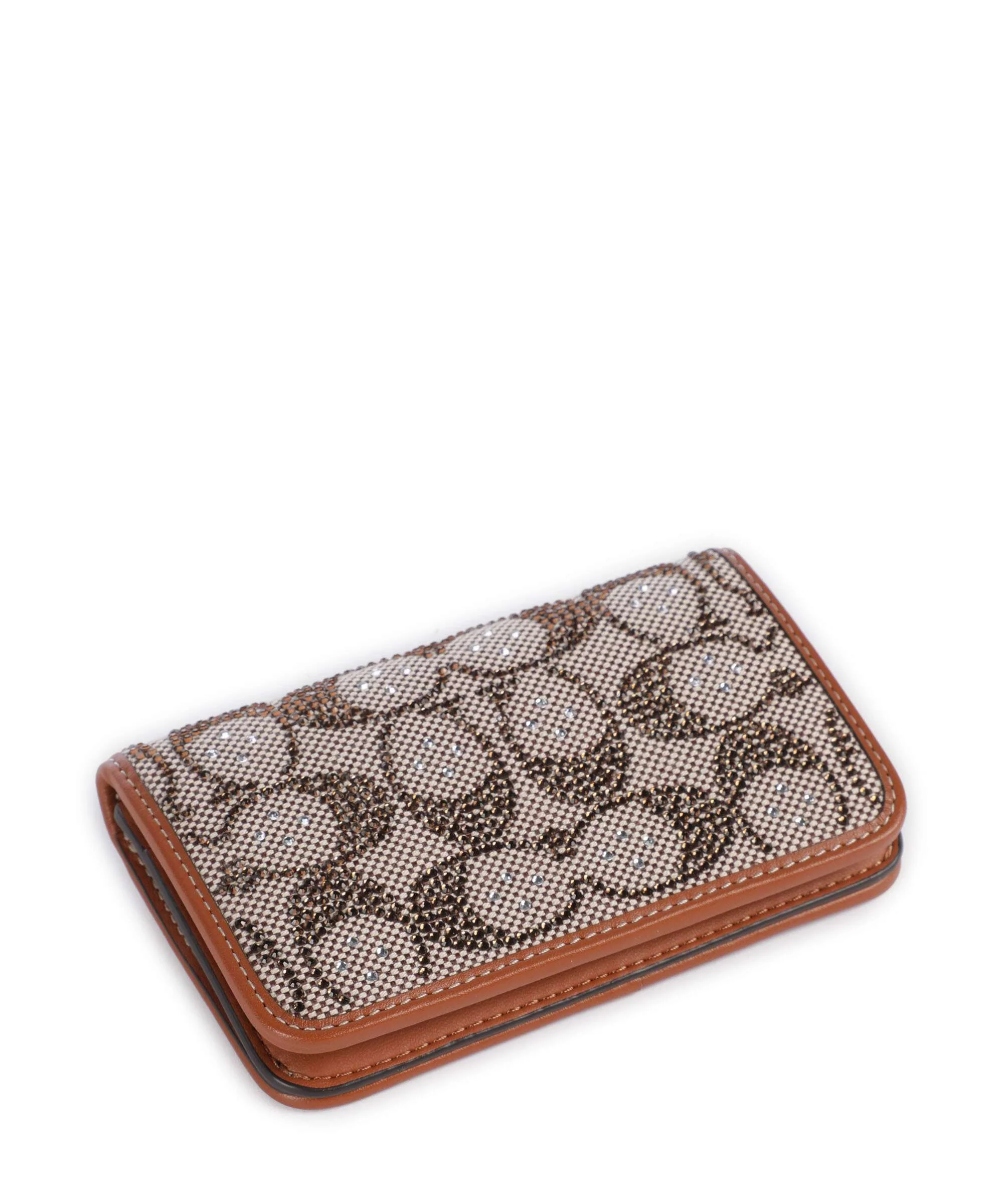 Coach Essential Crystal Signature Jacquard Wallet burnished amber - Image 4