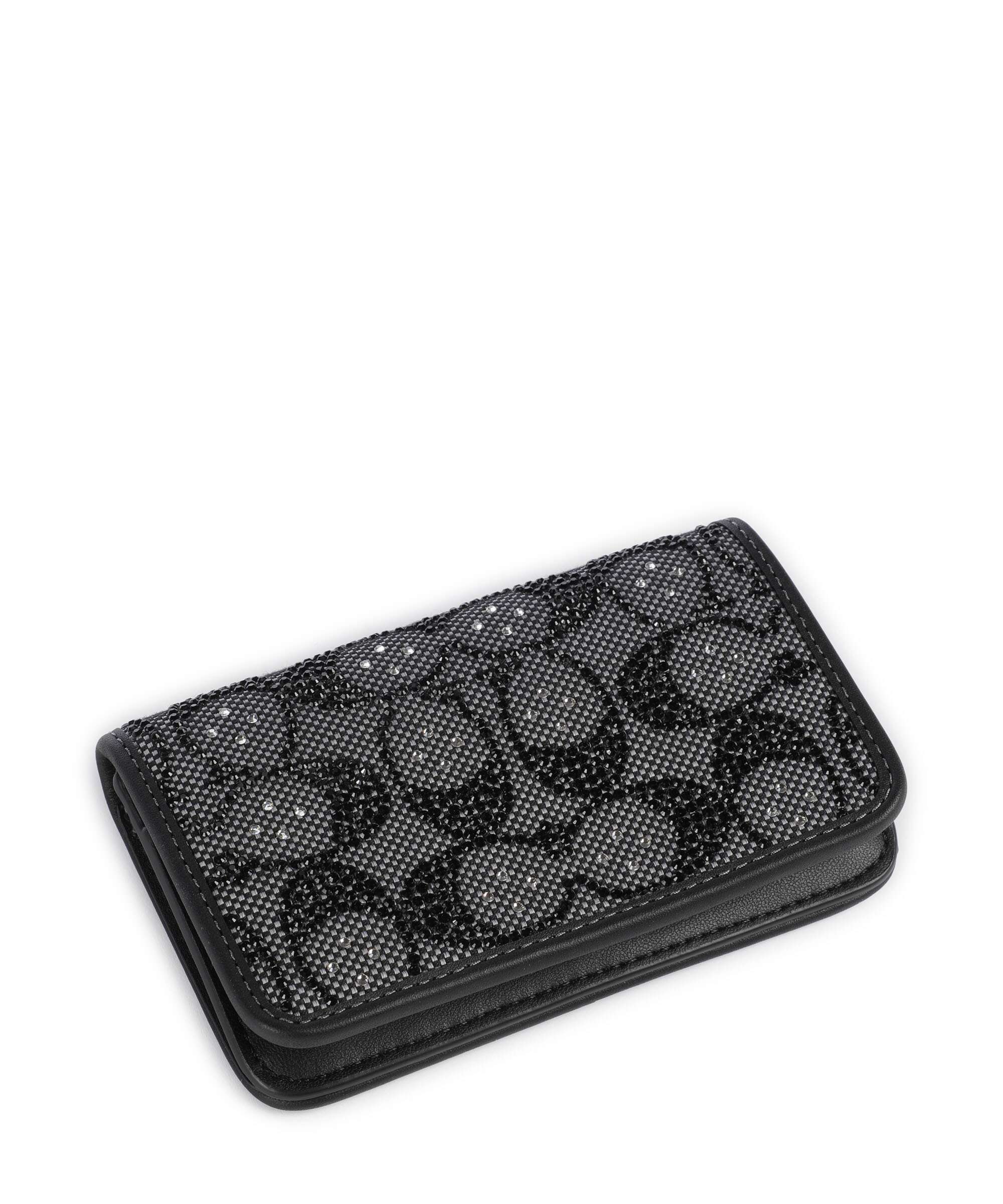 Coach Essential Crystal Signature Jacquard Wallet black - Image 4