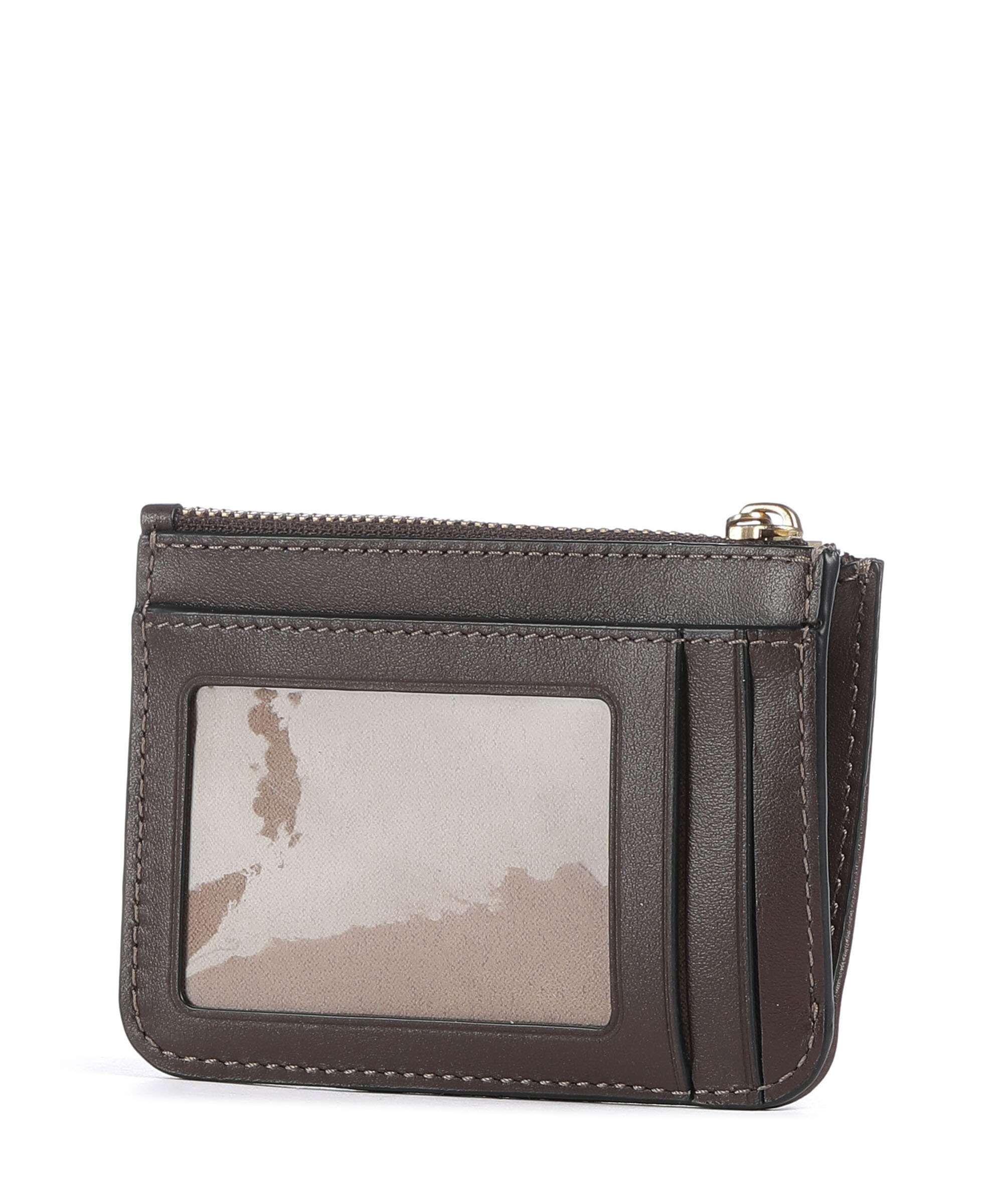 Coach Essential Signature Jacquard Mini Credit card holder oak maple - Image 2