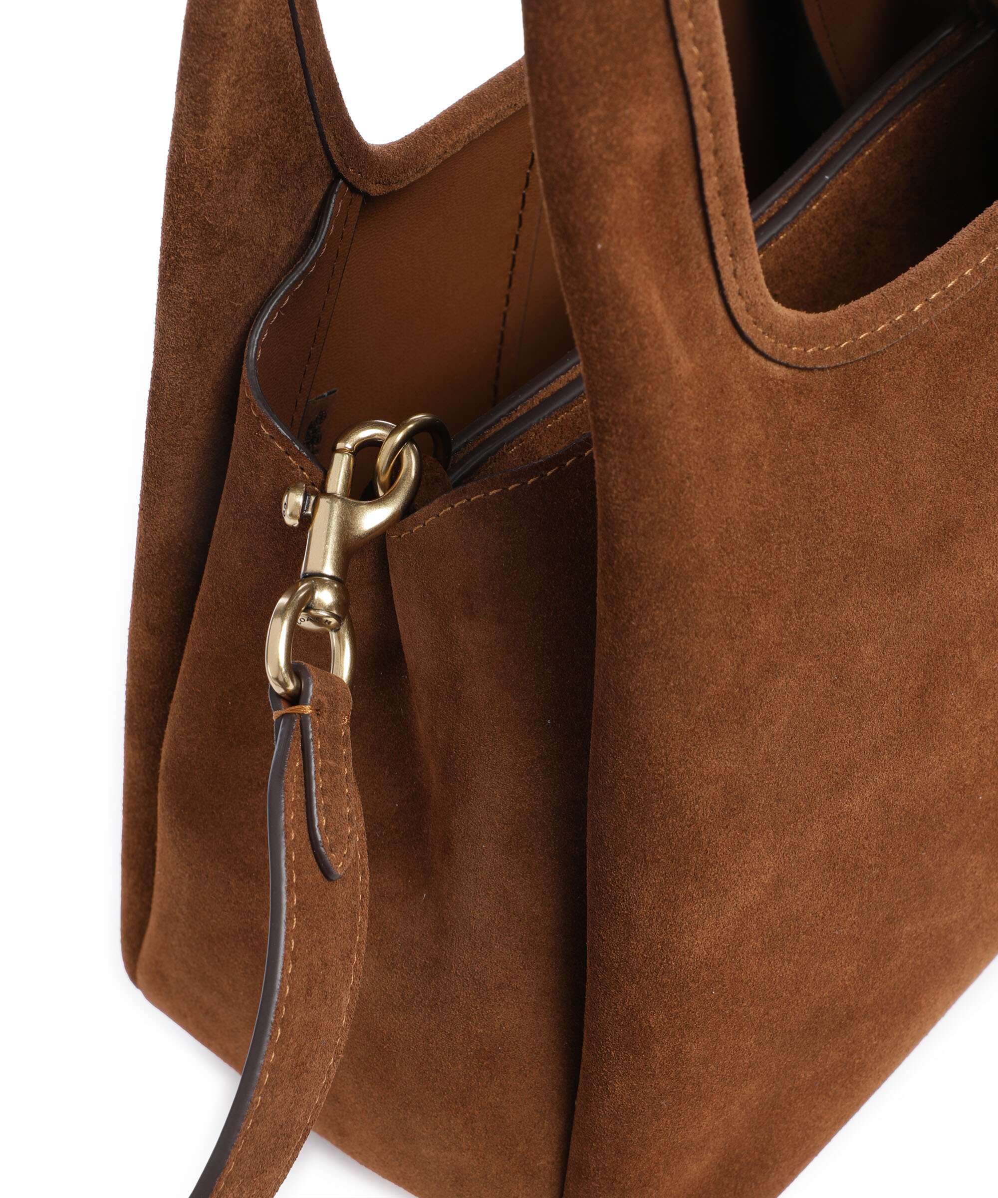 Coach Lana Suede 23 Handbag warm brown - Image 4