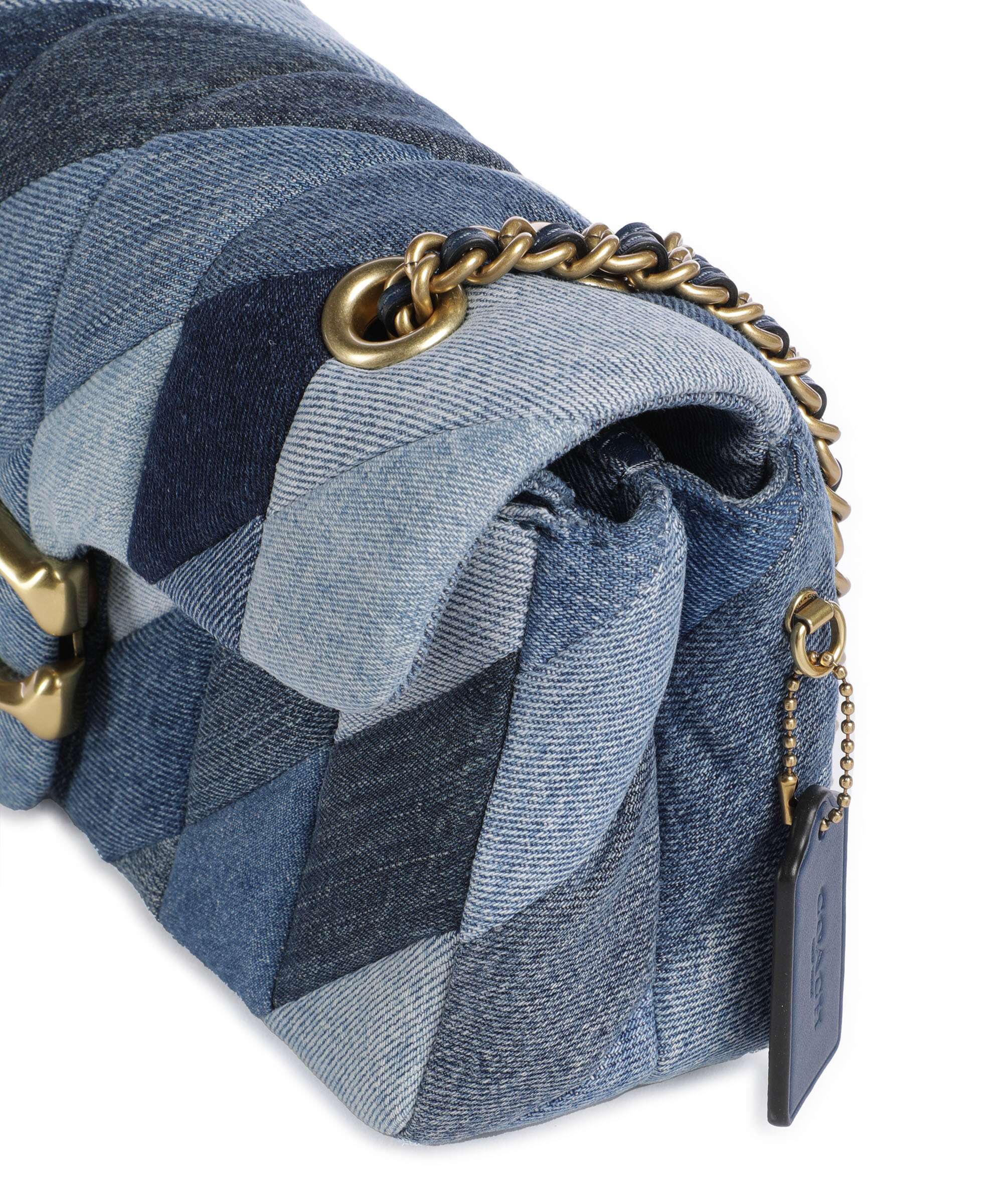 Coach Tabby Patchwork 26 Shoulder bag denim/multicolour - Image 5