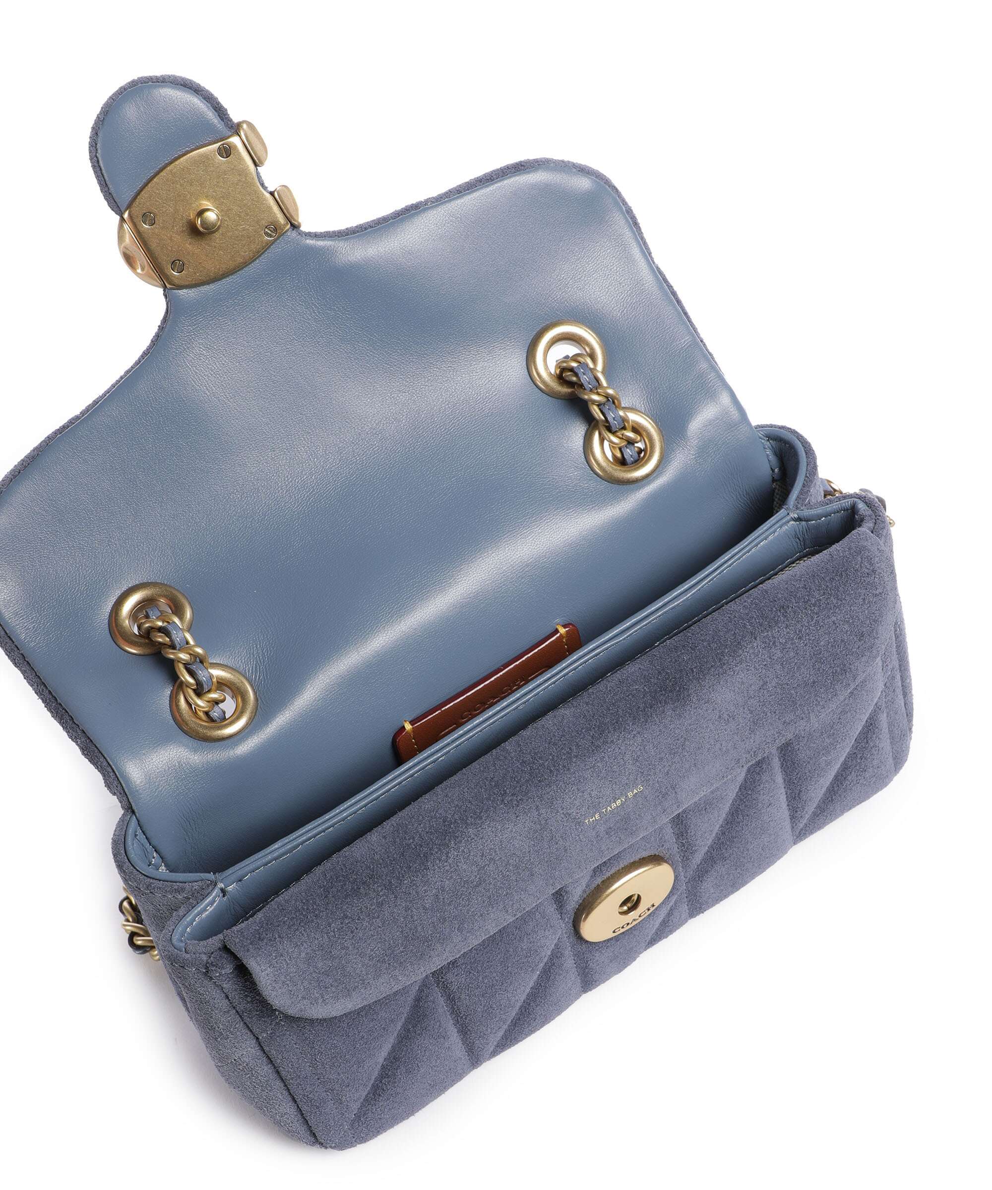 Coach Tabby Quilted 20 Shoulder bag light denim - Image 8
