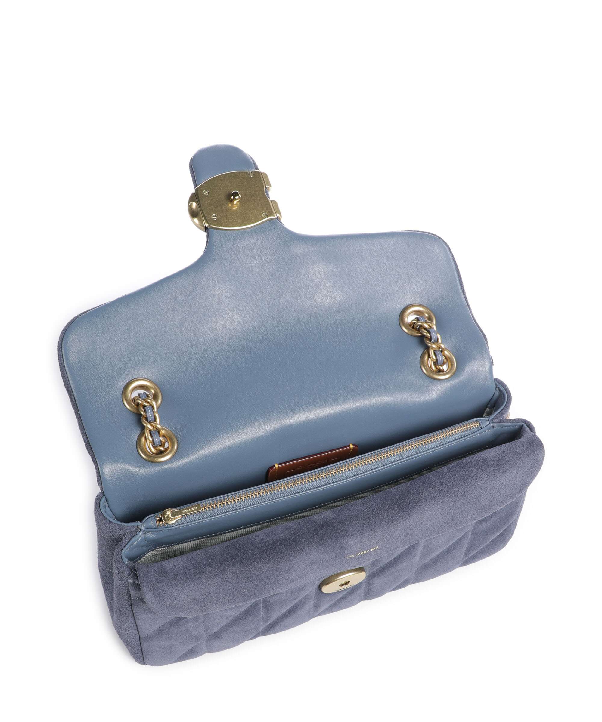 Coach Tabby Quilted 26 Shoulder bag light denim - Image 7