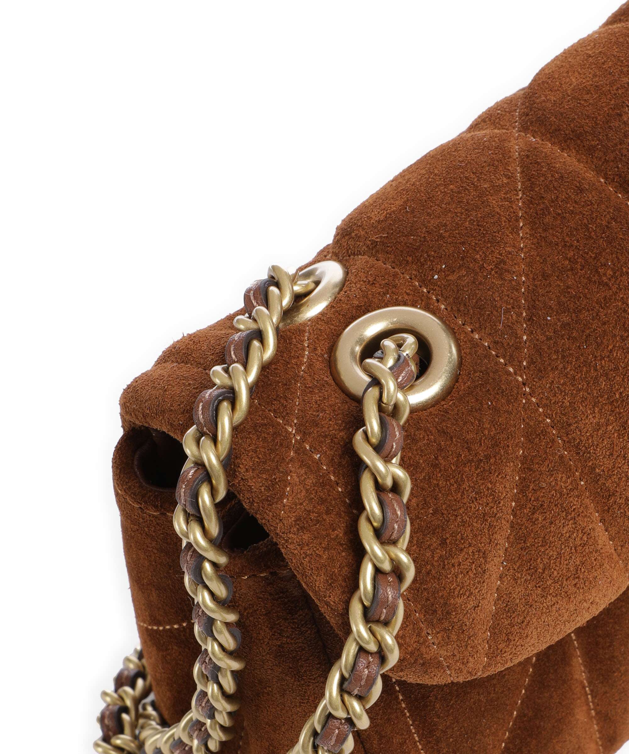 Coach Tabby Quilted Suede 20 Shoulder bag warm brown - Image 5