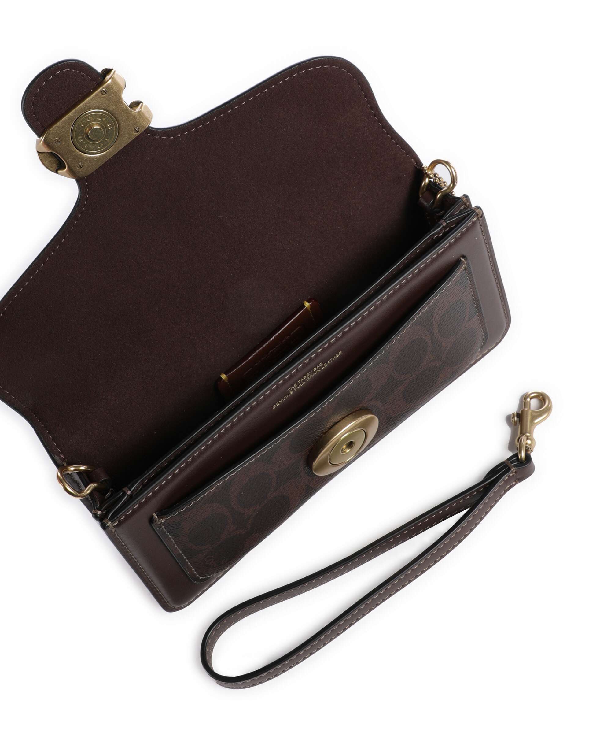 Coach Tabby Signature Chain 19 Crossbody bag maple - Image 7
