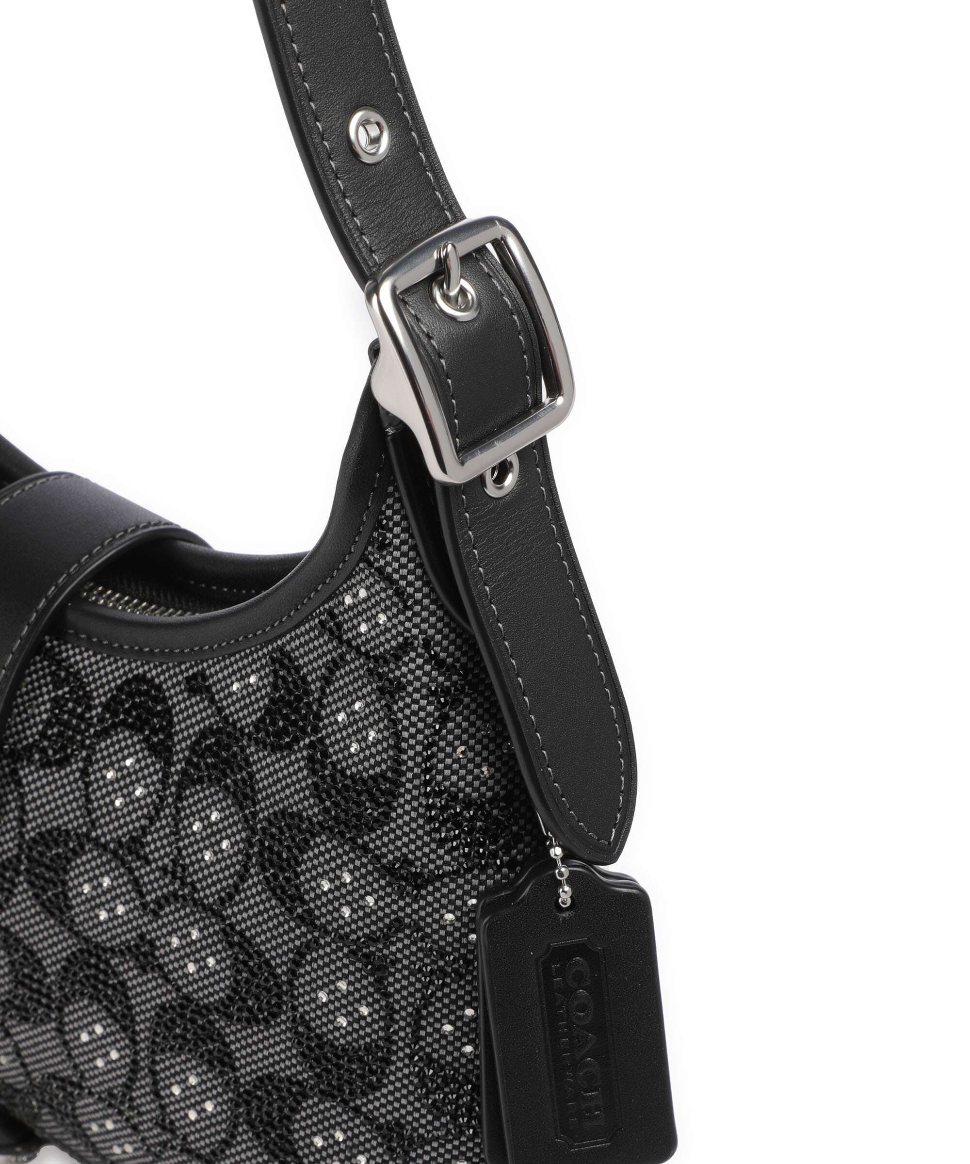 Coach The Coach Originals Hamptons Crystal Signature Shoulder bag black - Image 4