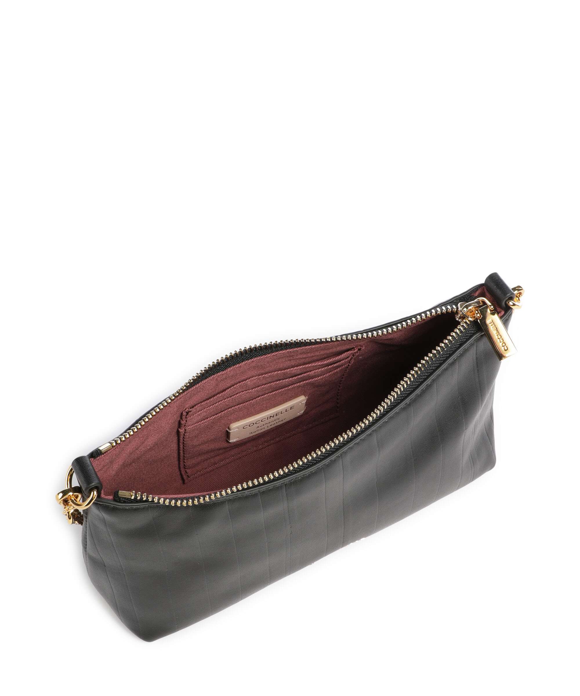 Coccinelle Aura Plisse Shoulder bag noir - Image 6