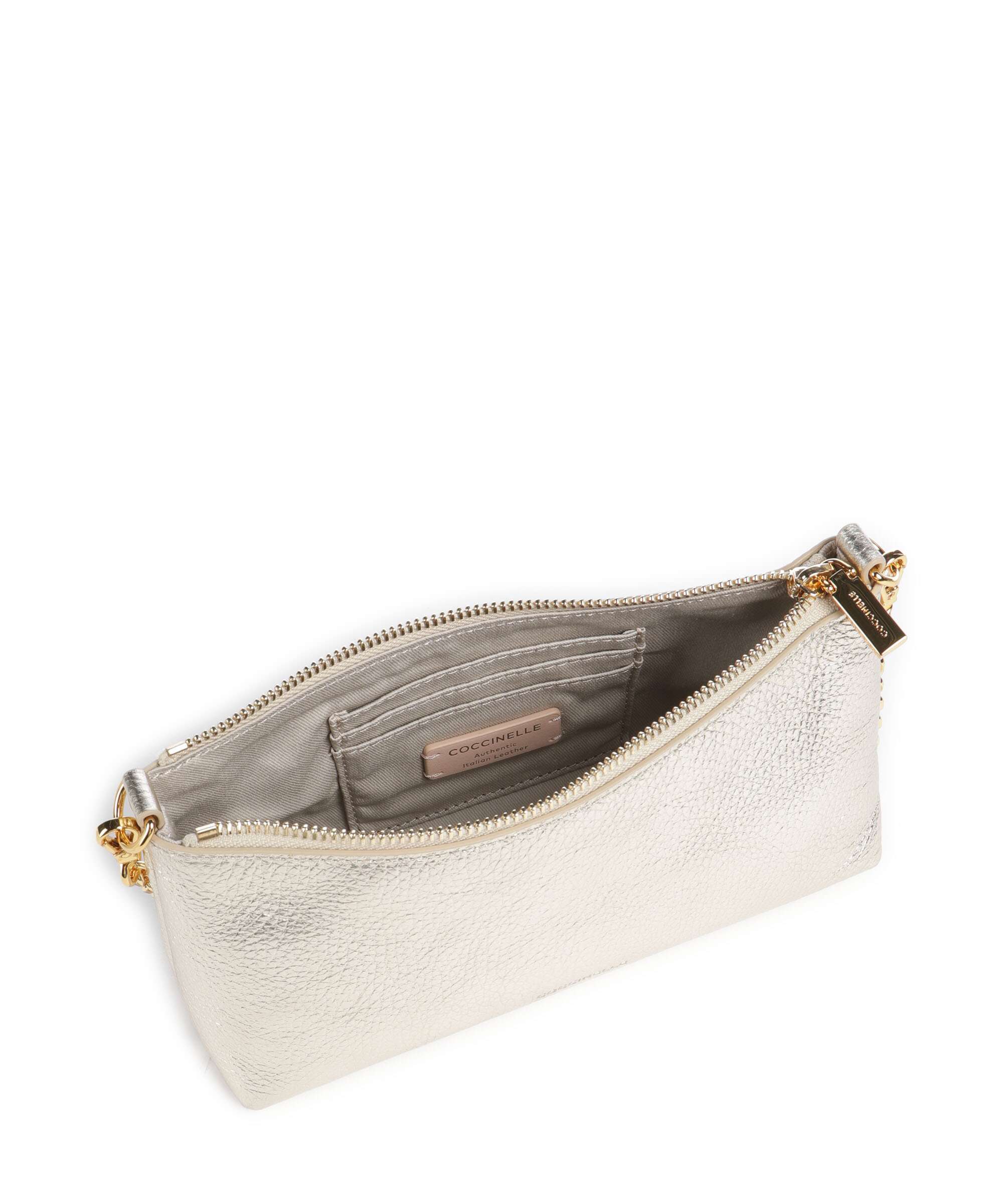 Coccinelle Aura Shoulder bag pale gold - Image 7