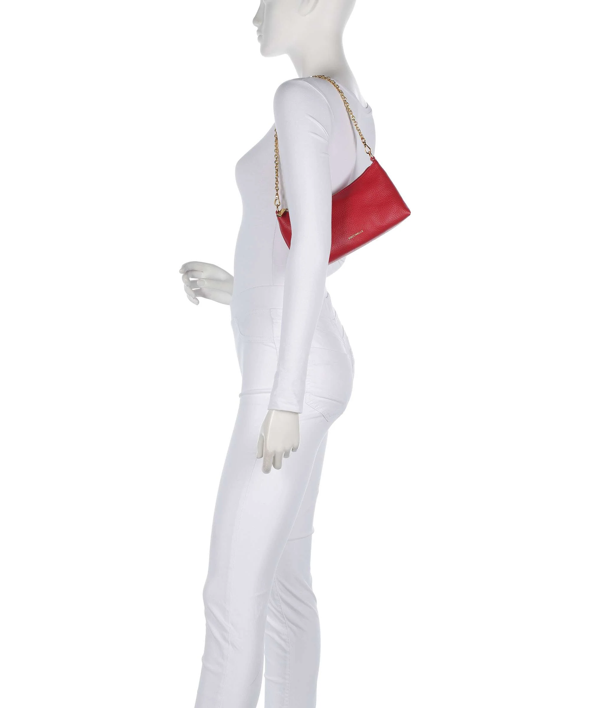Coccinelle Aura Shoulder bag scarlet - Image 3