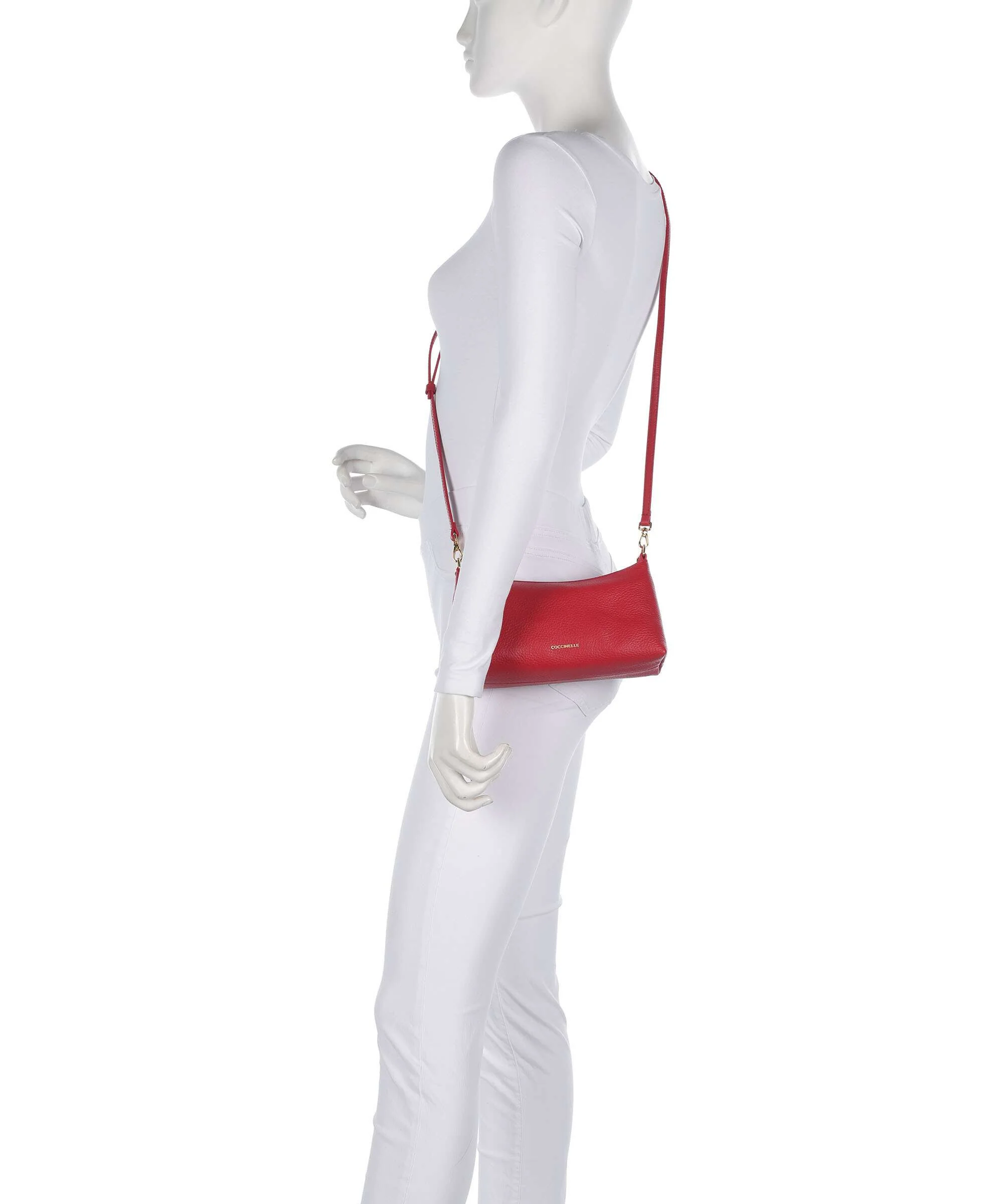 Coccinelle Aura Shoulder bag scarlet - Image 4