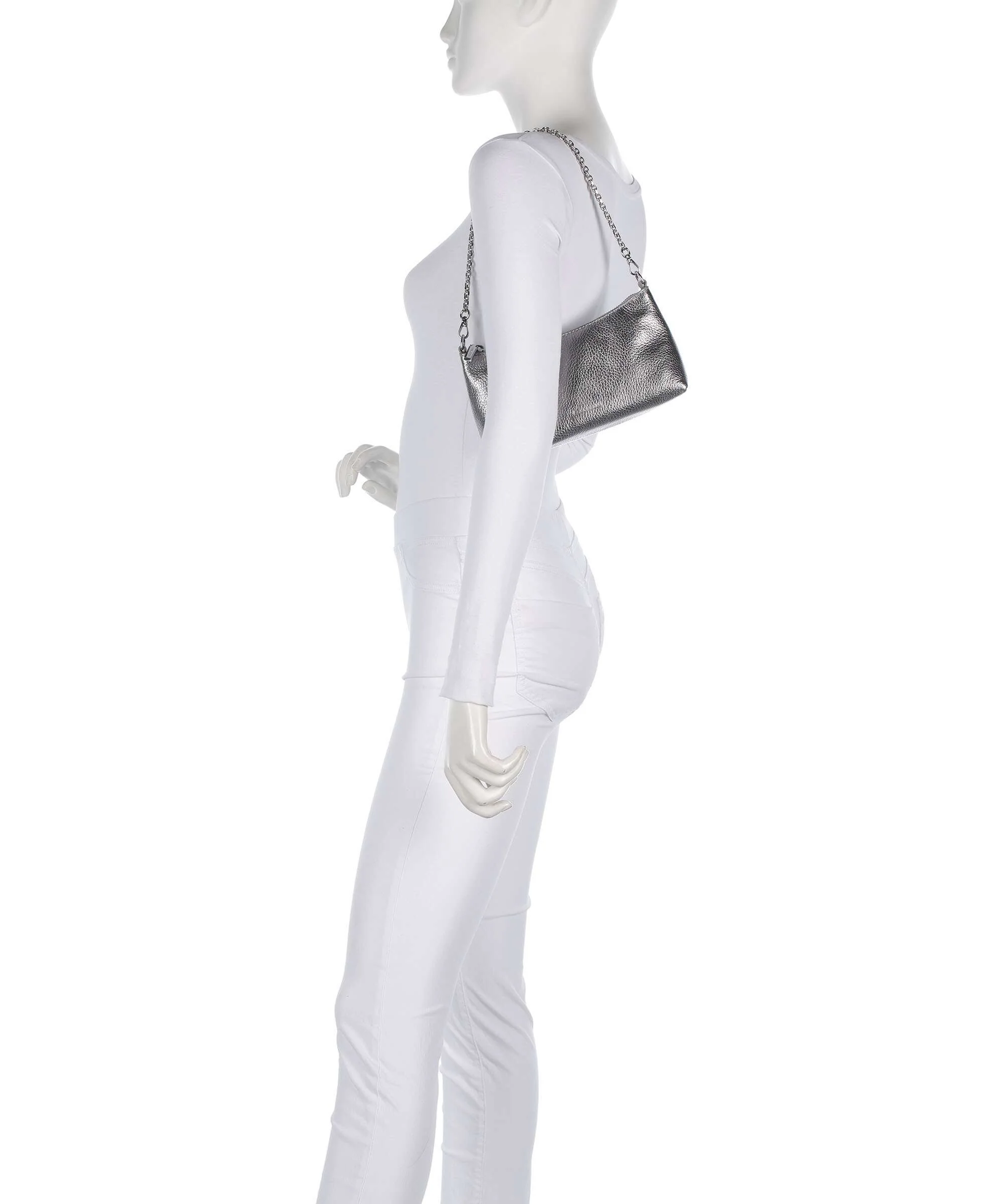 Coccinelle Aura Shoulder bag steel - Image 3