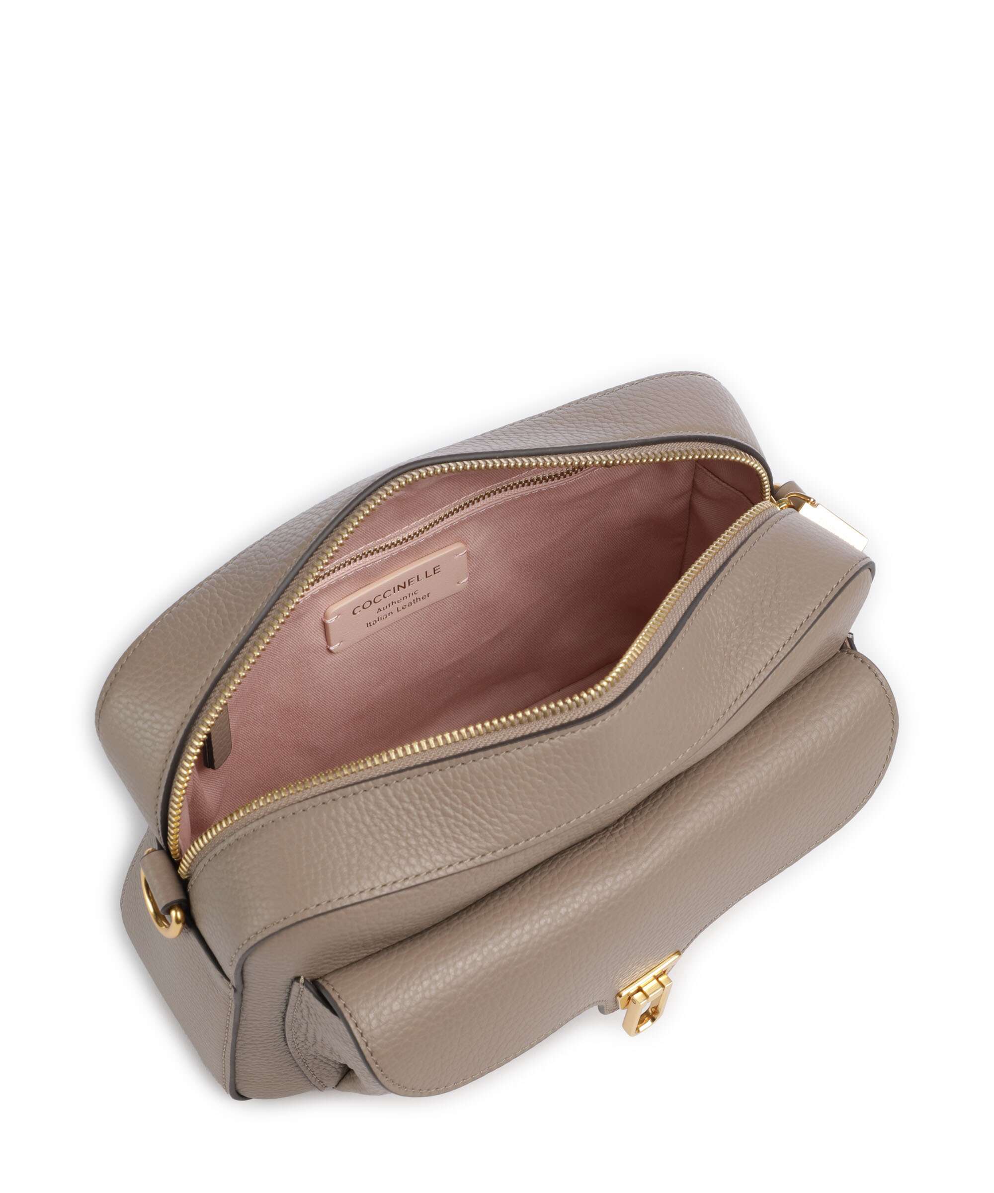 Coccinelle Beat Crossbody bag warm taupe - Image 6