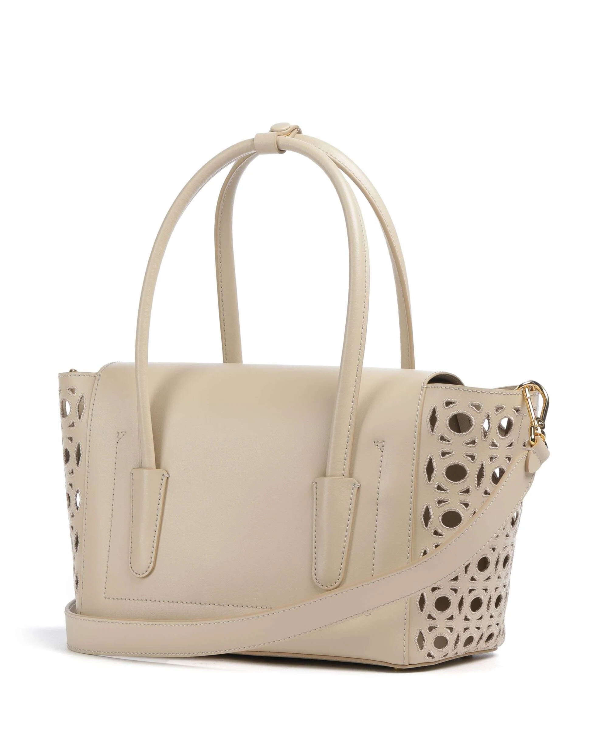 Coccinelle Beat Double Monogram Handbag sandshell - Image 4