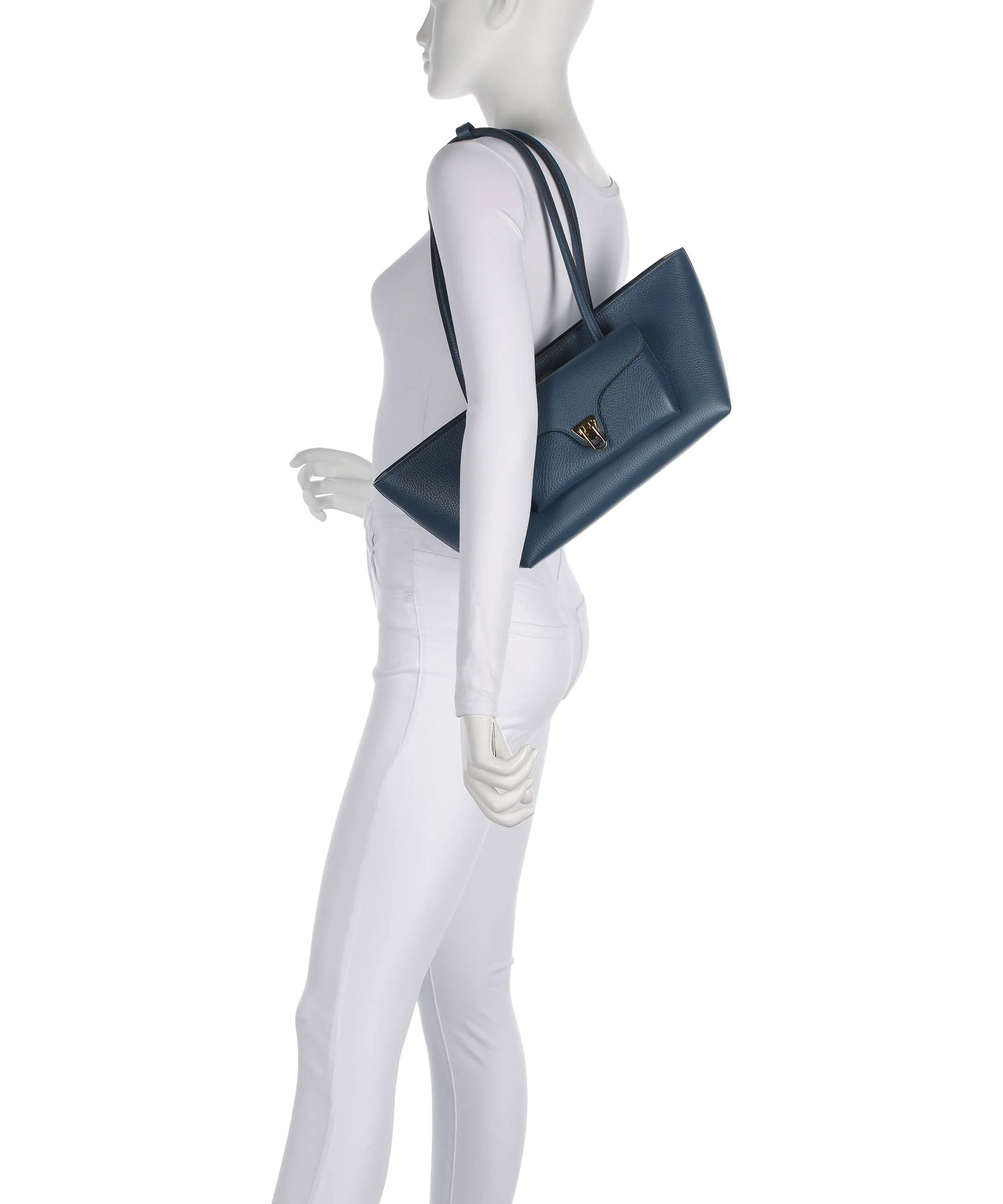 Coccinelle Beat Double Shoulder bag deep blue - Image 3