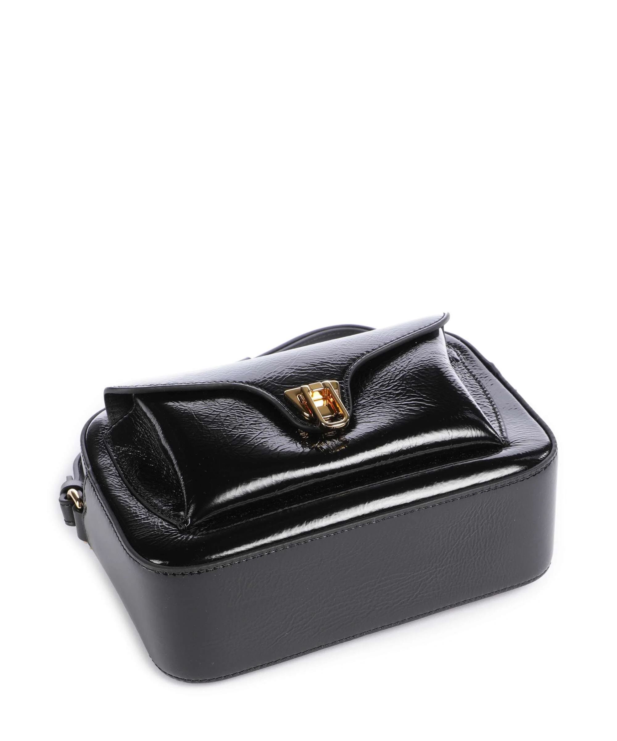 Coccinelle Beat Shiny Wrinkled Crossbody bag noir - Image 5