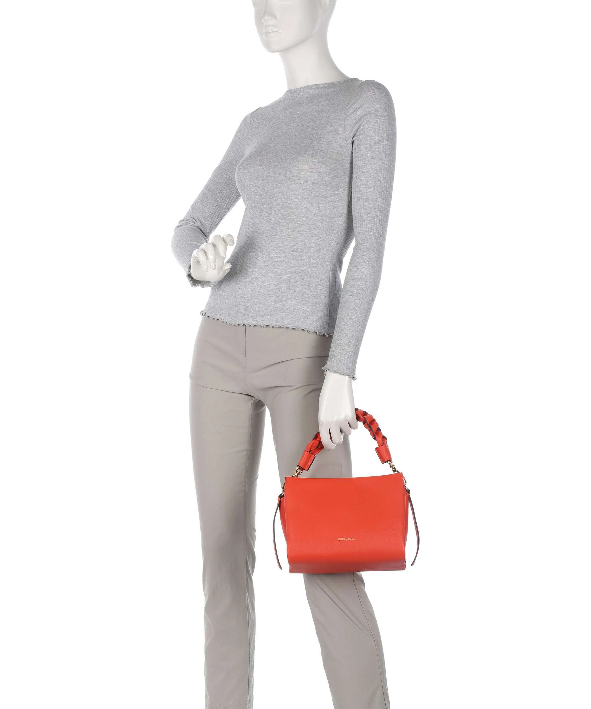 Coccinelle Boheme Grana Double Handbag gazpacho/sangria - Image 3