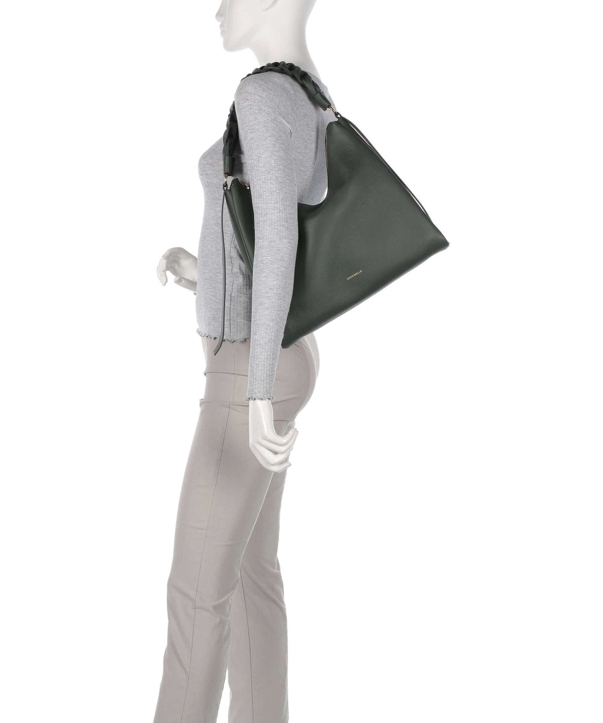 Coccinelle Boheme Grana Double Hobo bag alga/guacamole - Image 3