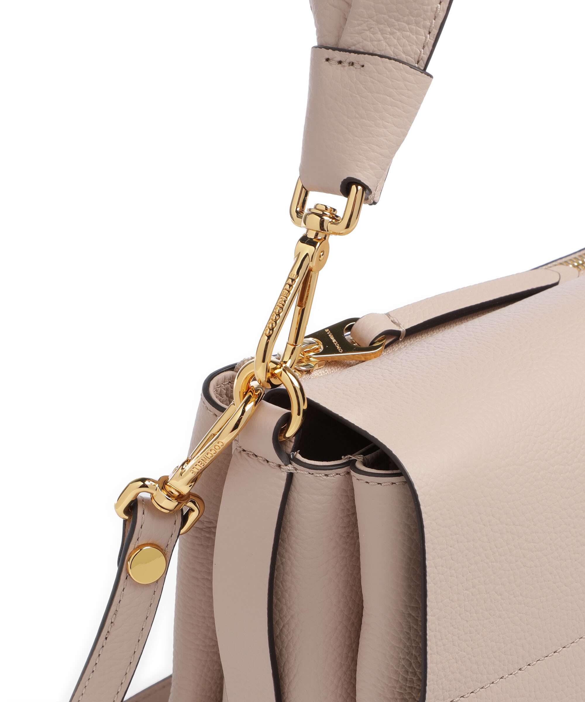 Coccinelle Boheme Grana Double Shoulder bag rosette/warm taupe - Image 5