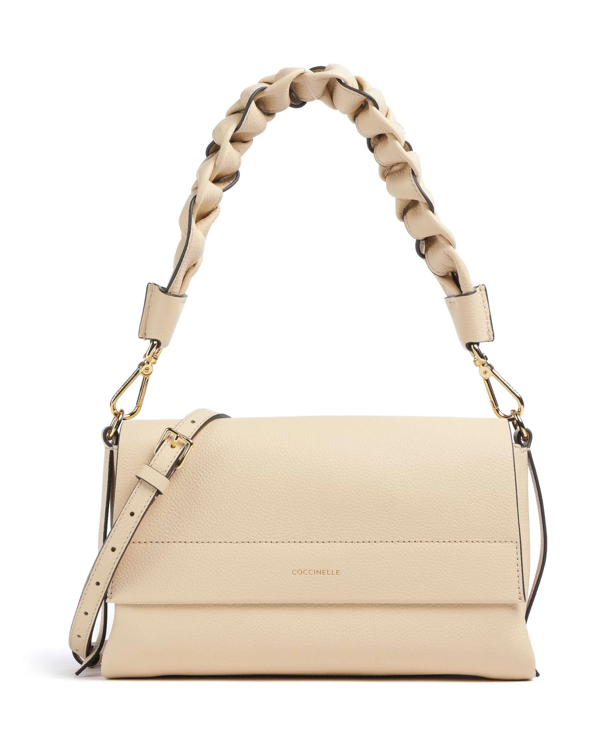 Coccinelle Boheme Grana Double Shoulder bag betulla/cognac