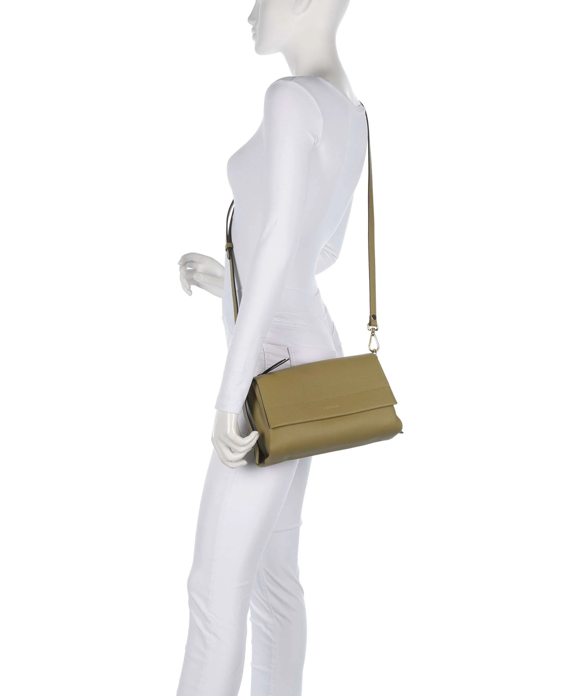 Coccinelle Boheme Grana Double Shoulder bag seagrass/sandshell - Image 4