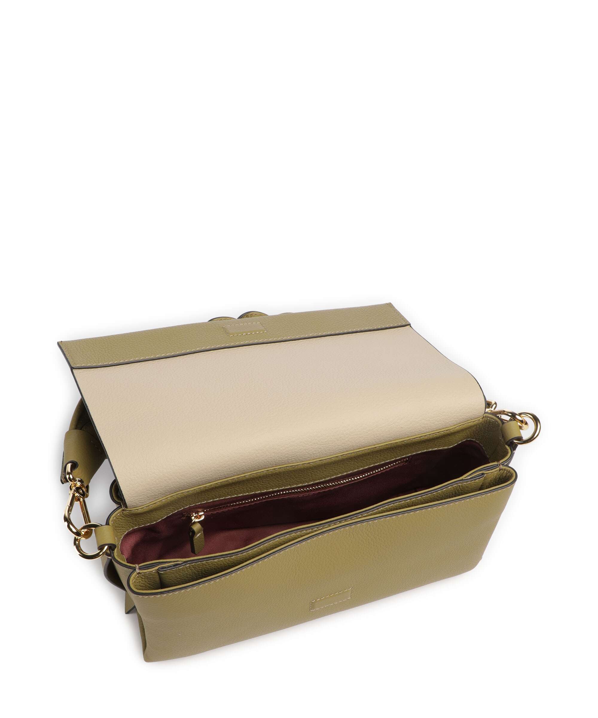 Coccinelle Boheme Grana Double Shoulder bag seagrass/sandshell - Image 6