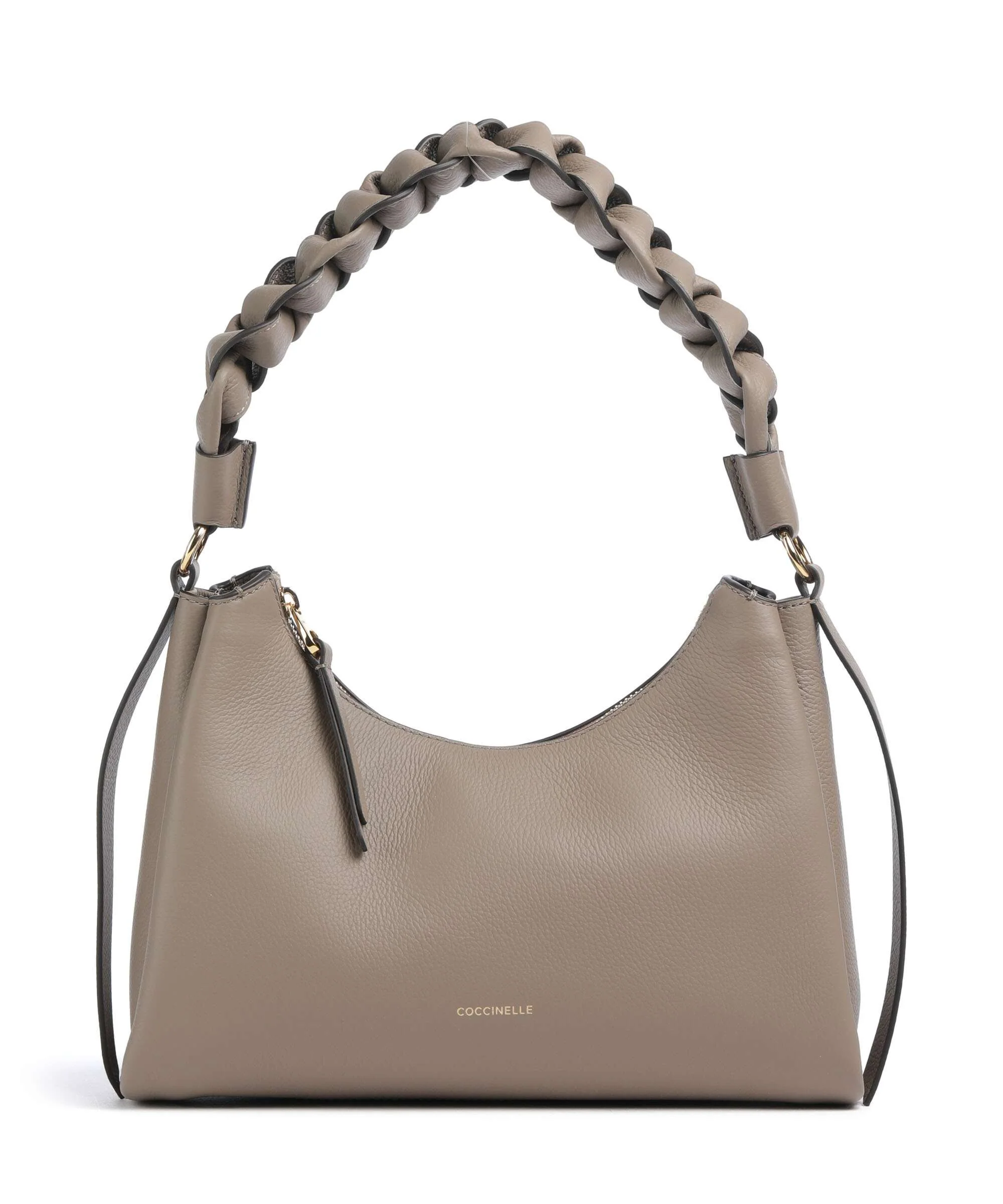 Coccinelle Boheme Grana Double Shoulder bag warm taupe/rosette