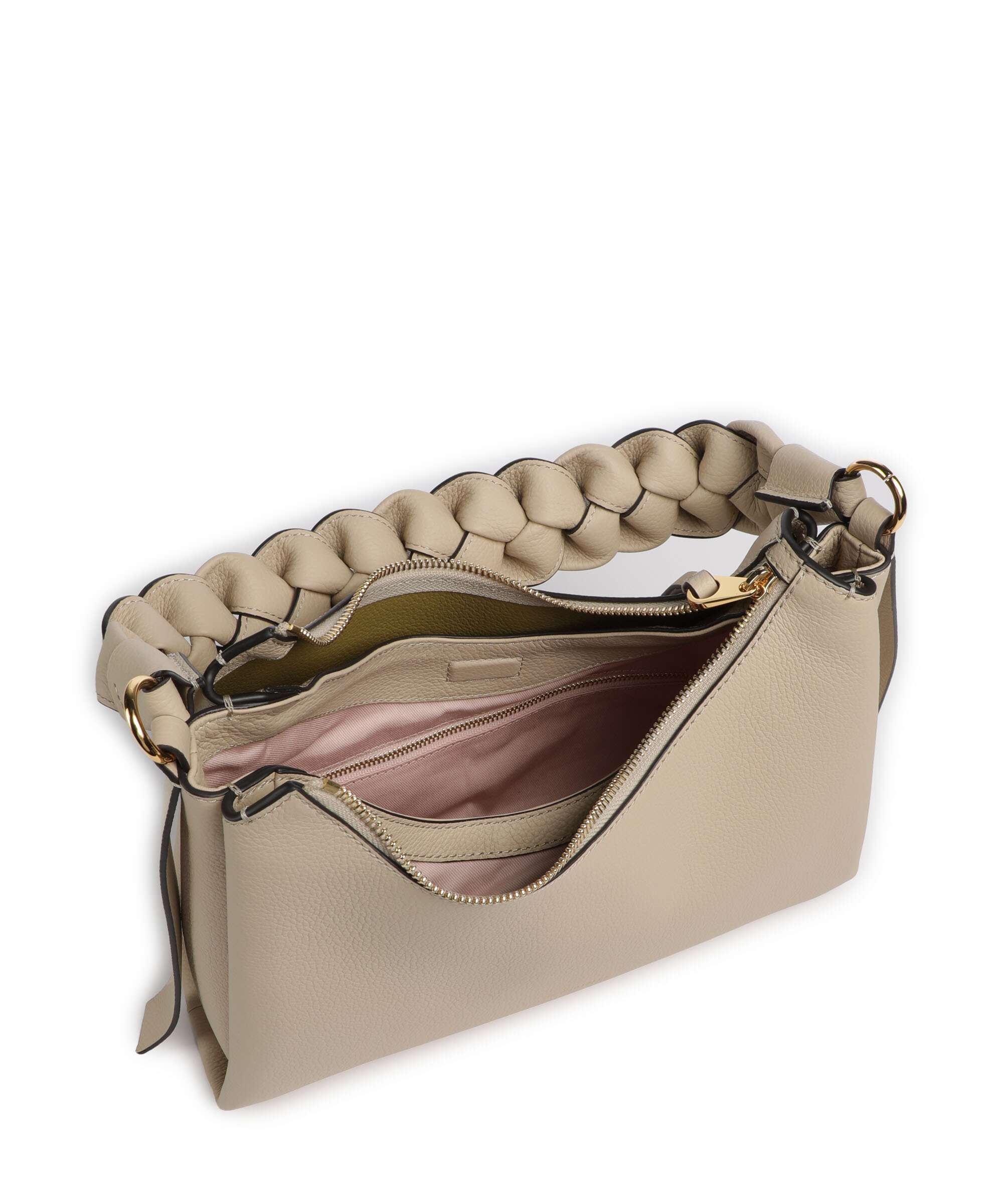 Coccinelle Boheme Grana Double Shoulder bag sandshell/seagrass - Image 5